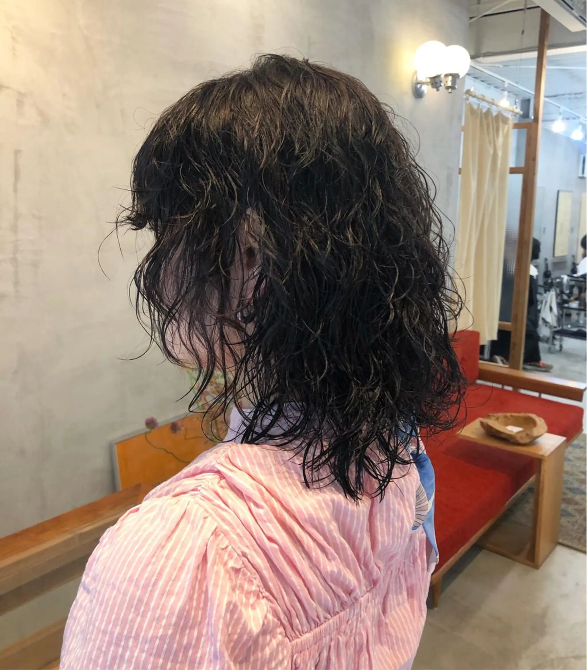 ミディアム カラー honoka ikegamiのヘアスタイル