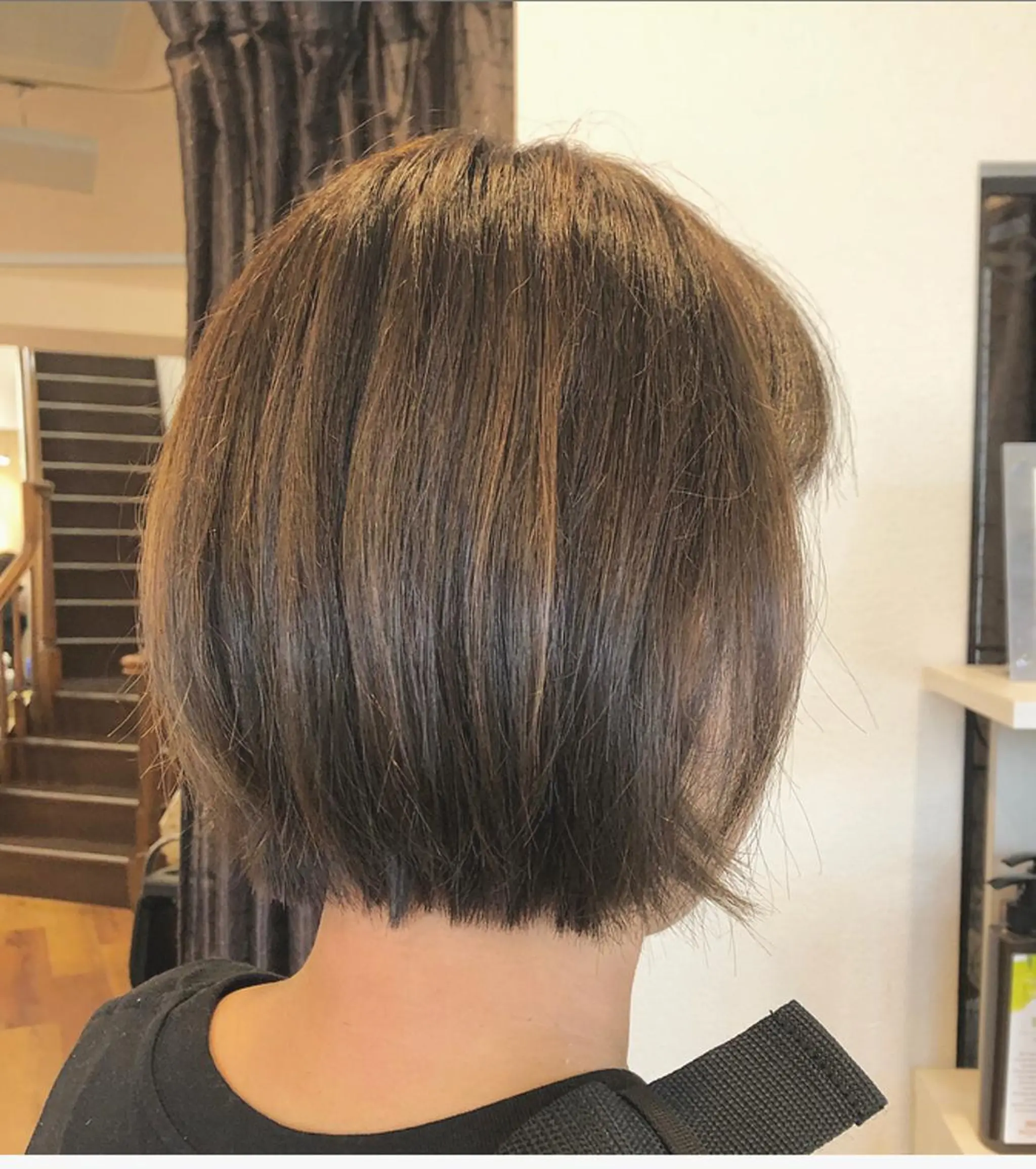 ミディアム カラー MOLLA 浅香山店所属・谷口ゆめ/縮毛矯正/ 大人女子/眉ワックスのヘアスタイル