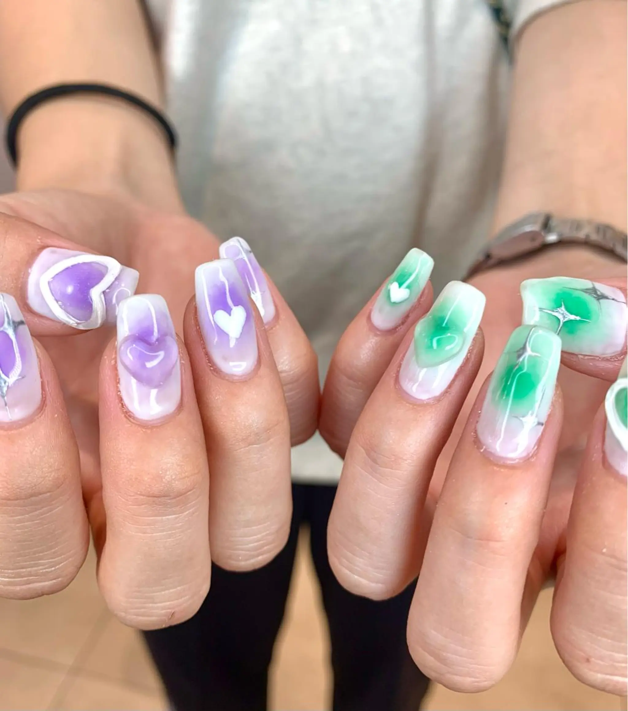 ネイル チークネイル ハンドネイル Kureha/ネイル トレンドヘアのマツエク・マツパデザイン