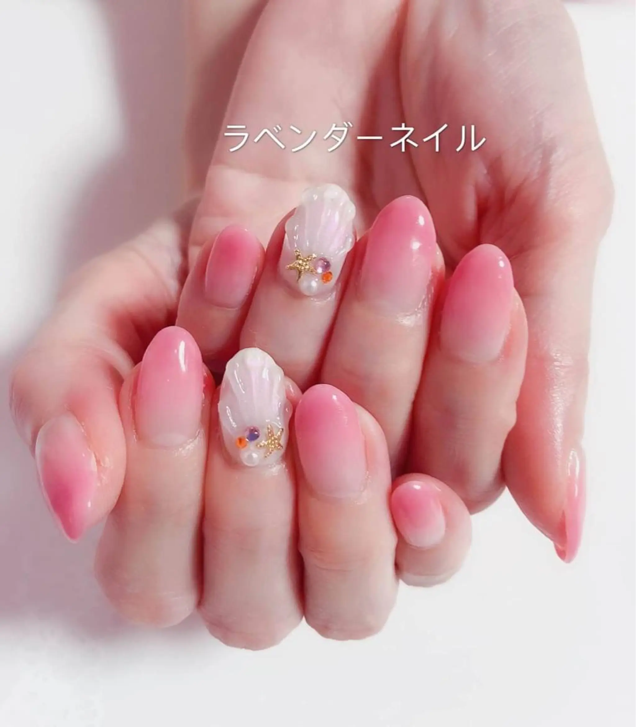 ネイル ラベンダー💖日暮里 ルル💖ネイルのネイルデザイン