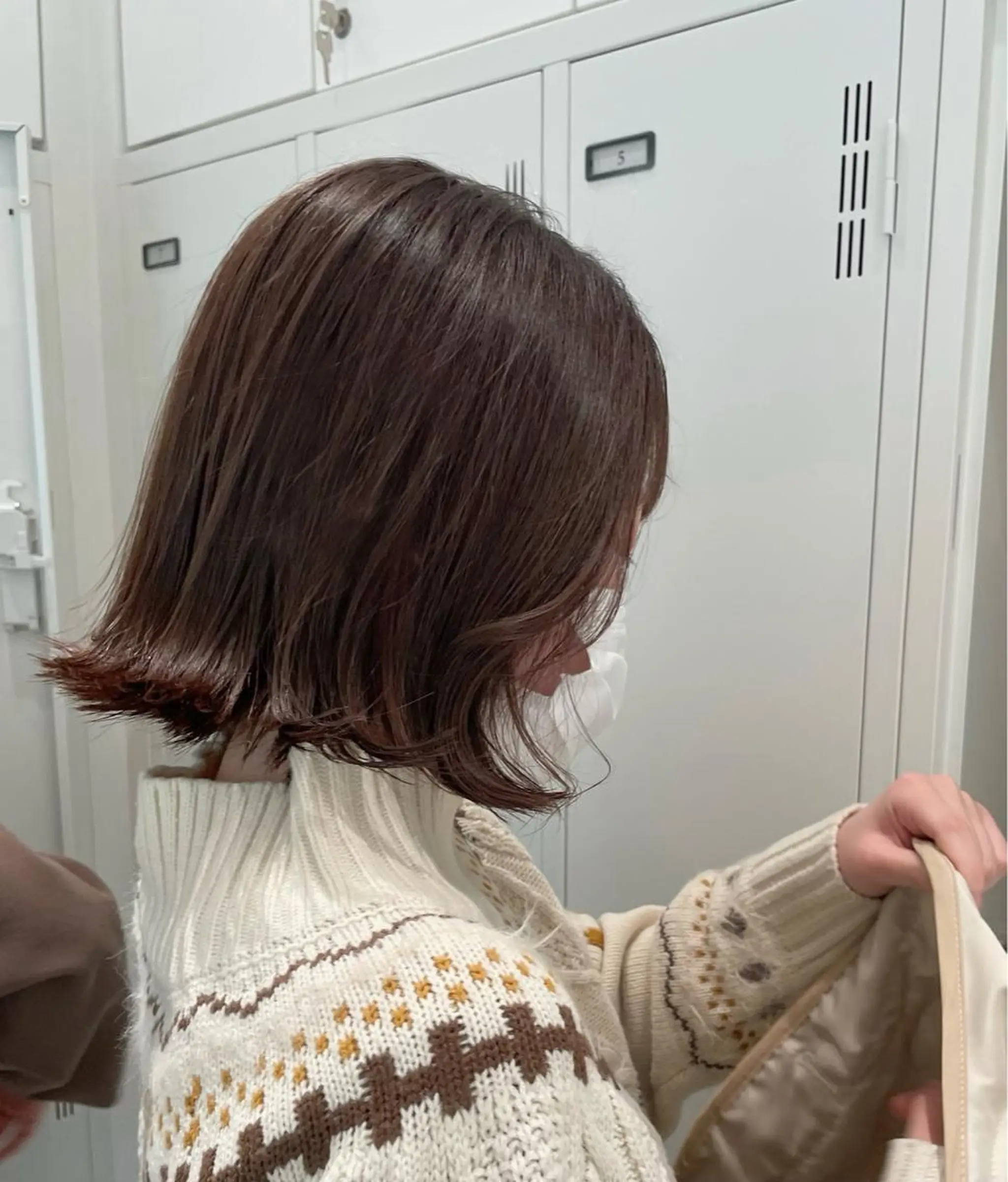 ミディアム カラー 💗モデルカット 募集中のヘアスタイル