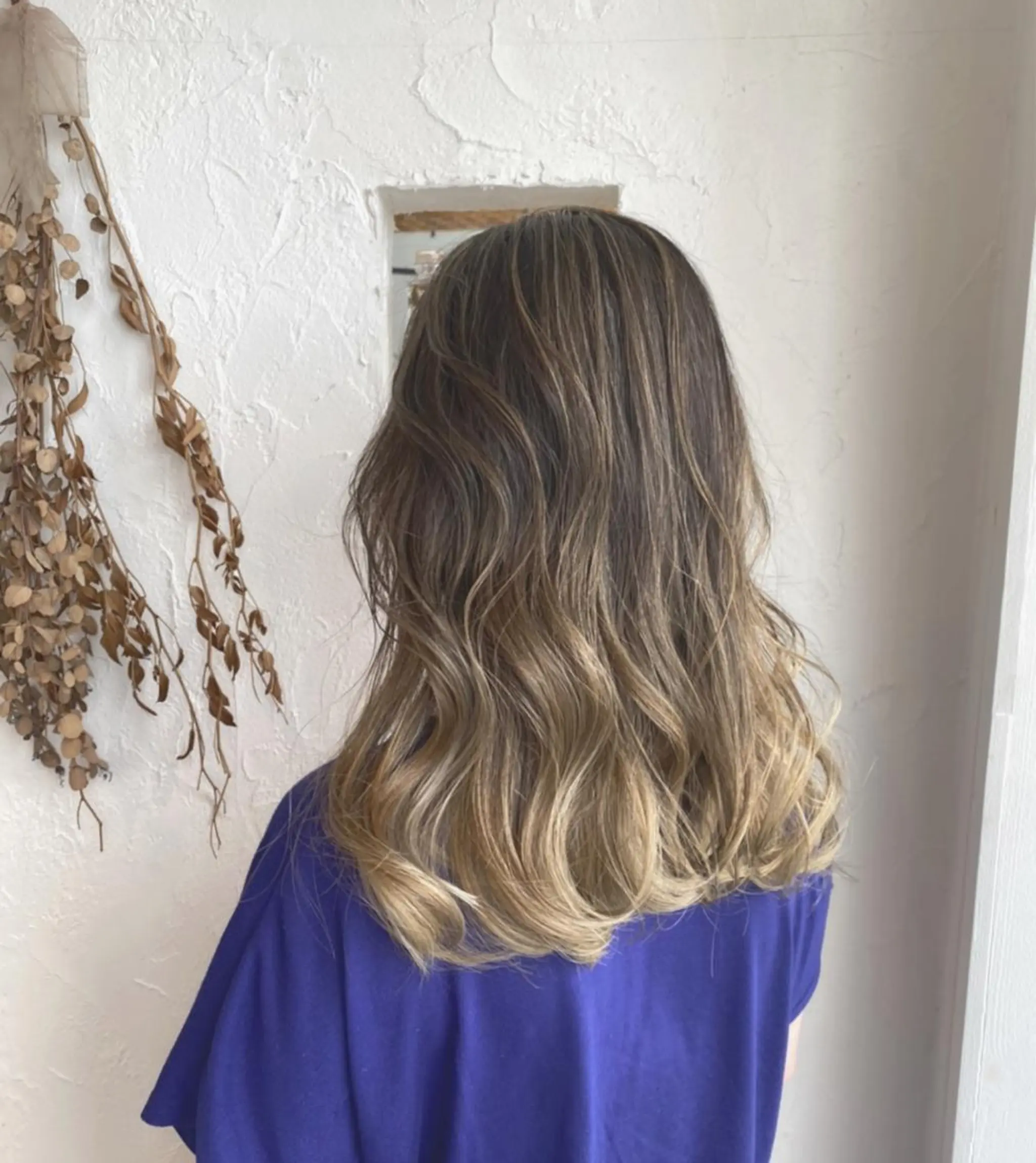 セミロング カラー パーマ ヘアアレンジ 豊橋美容院 ソンリエのヘアスタイル