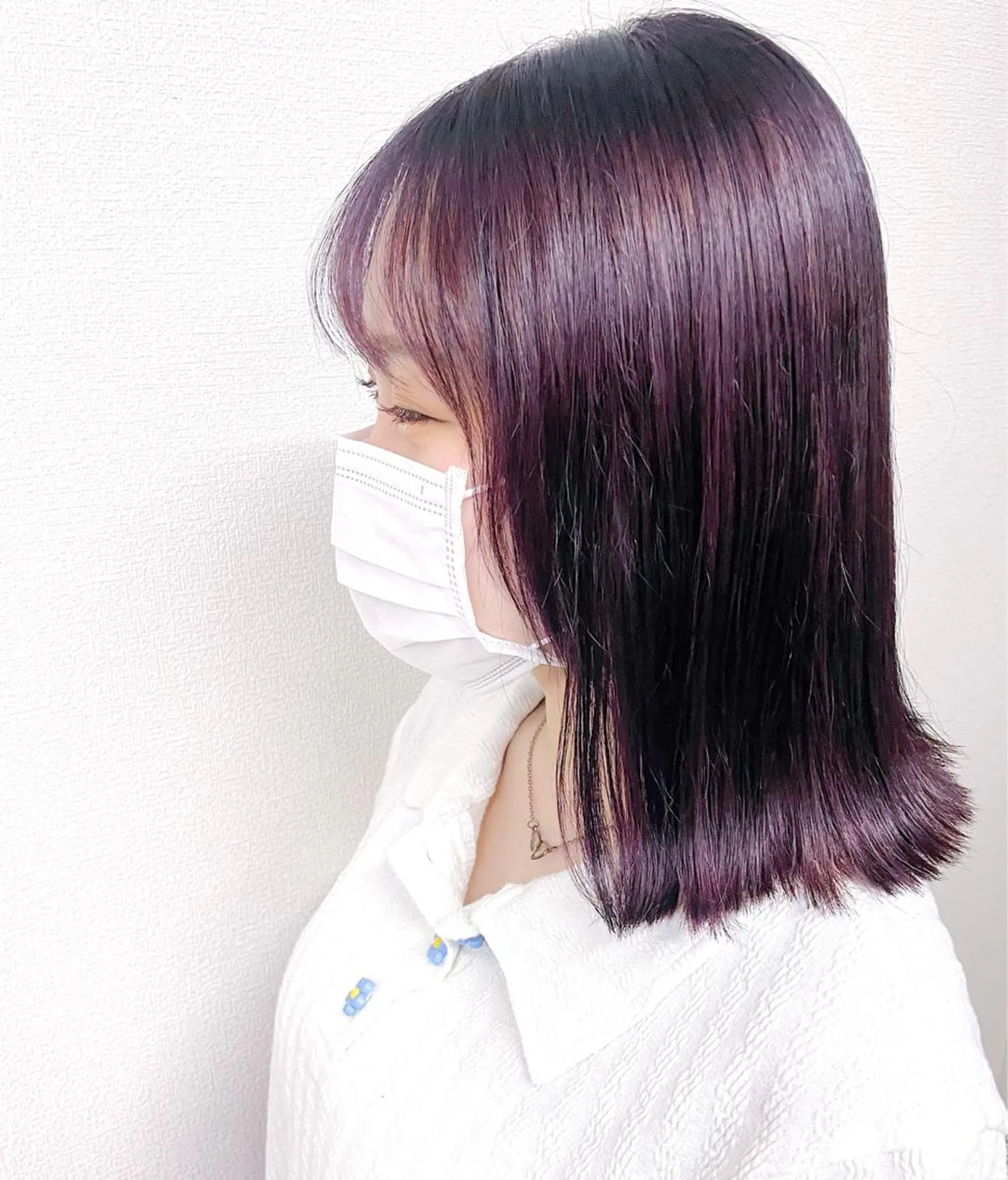 ミディアム カラー ケアブリーチ /髪質 改善/古橋圭史郎のヘアスタイル