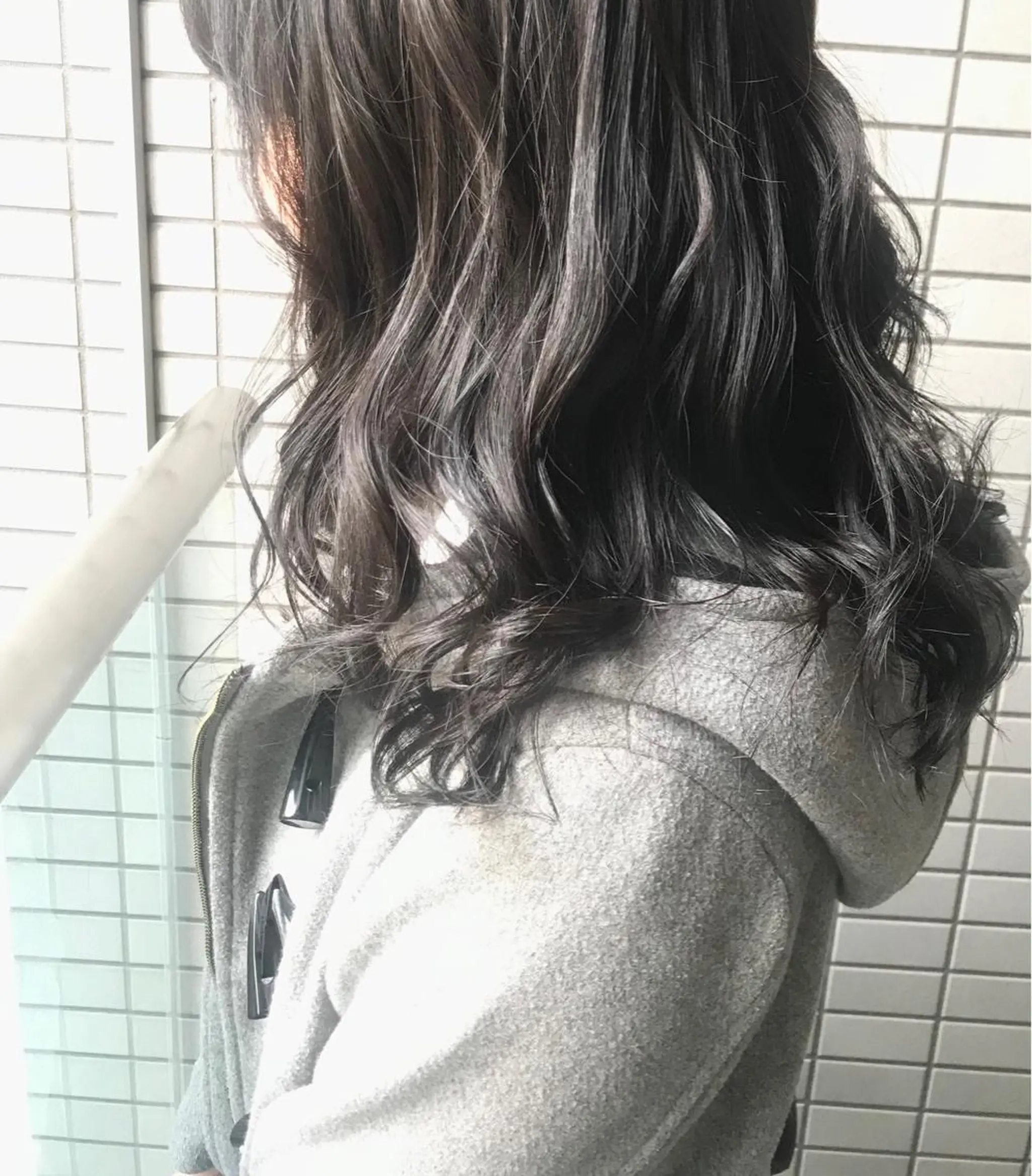 ミディアム カラー ヘアカラー トリートメント コマツリサ ROCCO eastのヘアスタイル