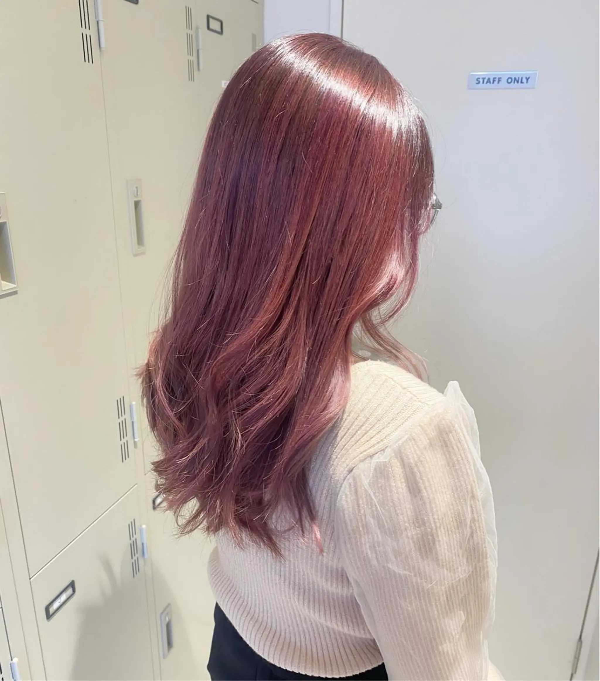 ロング カラー ブリーチ ウルフカット ハッシュカット/七海のヘアスタイル