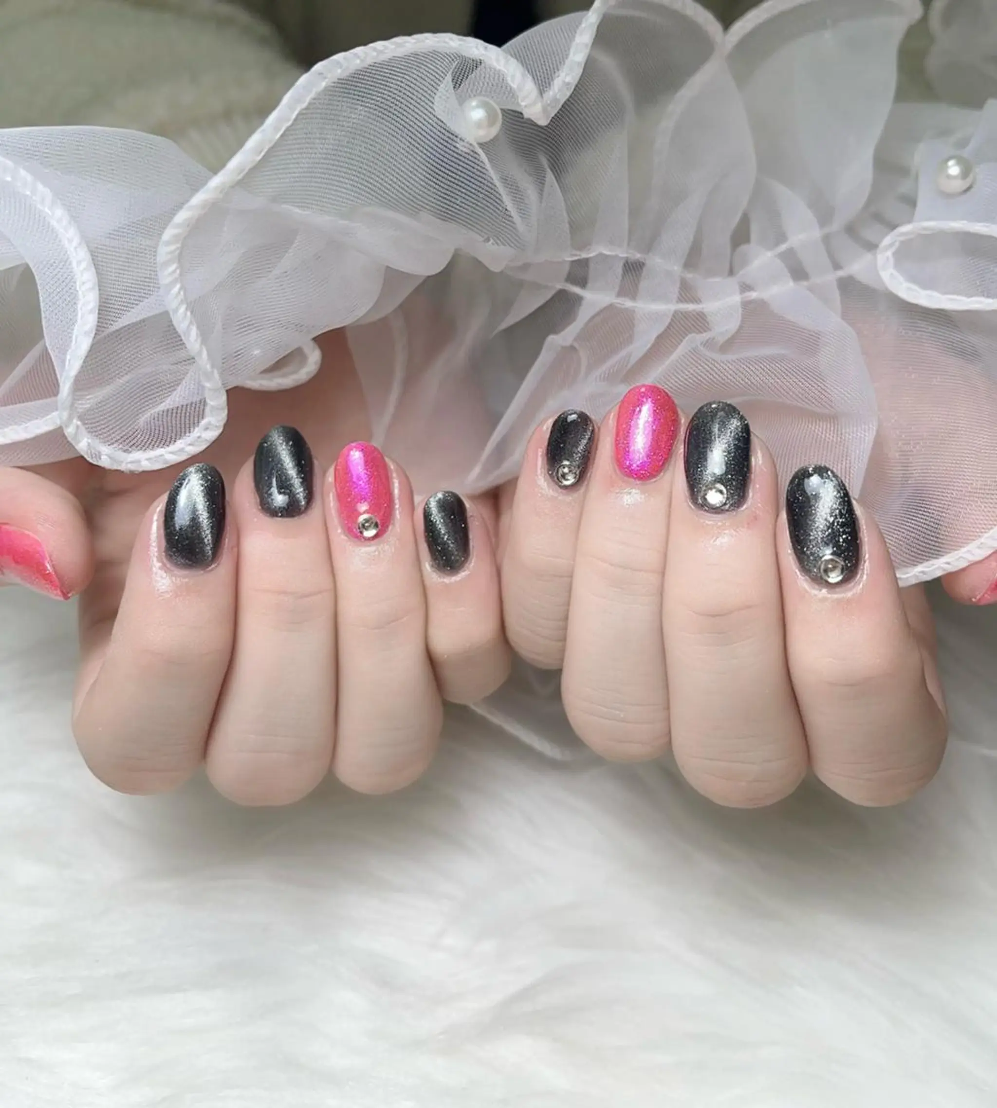 ネイル na🎀🎀na ちゅるちゅるのネイルデザイン