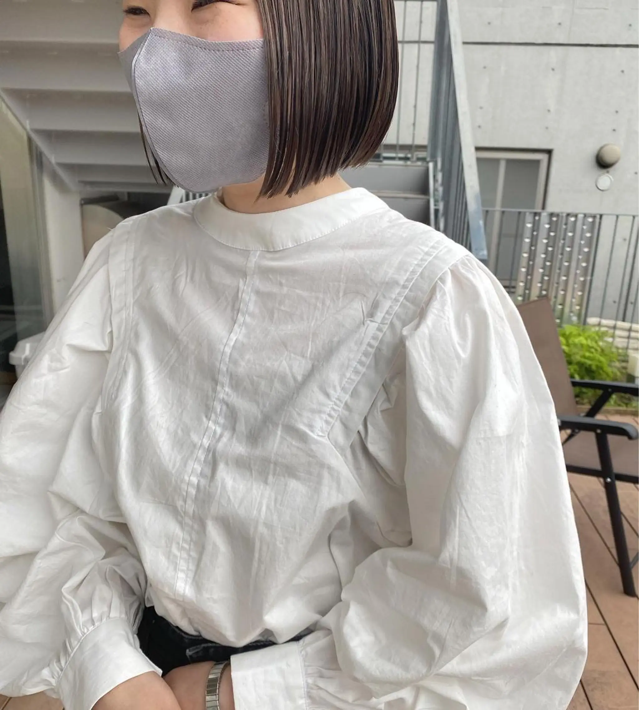 ショート カラー カット ヘアカラー マンツーマン半個室 tamuraのヘアスタイル