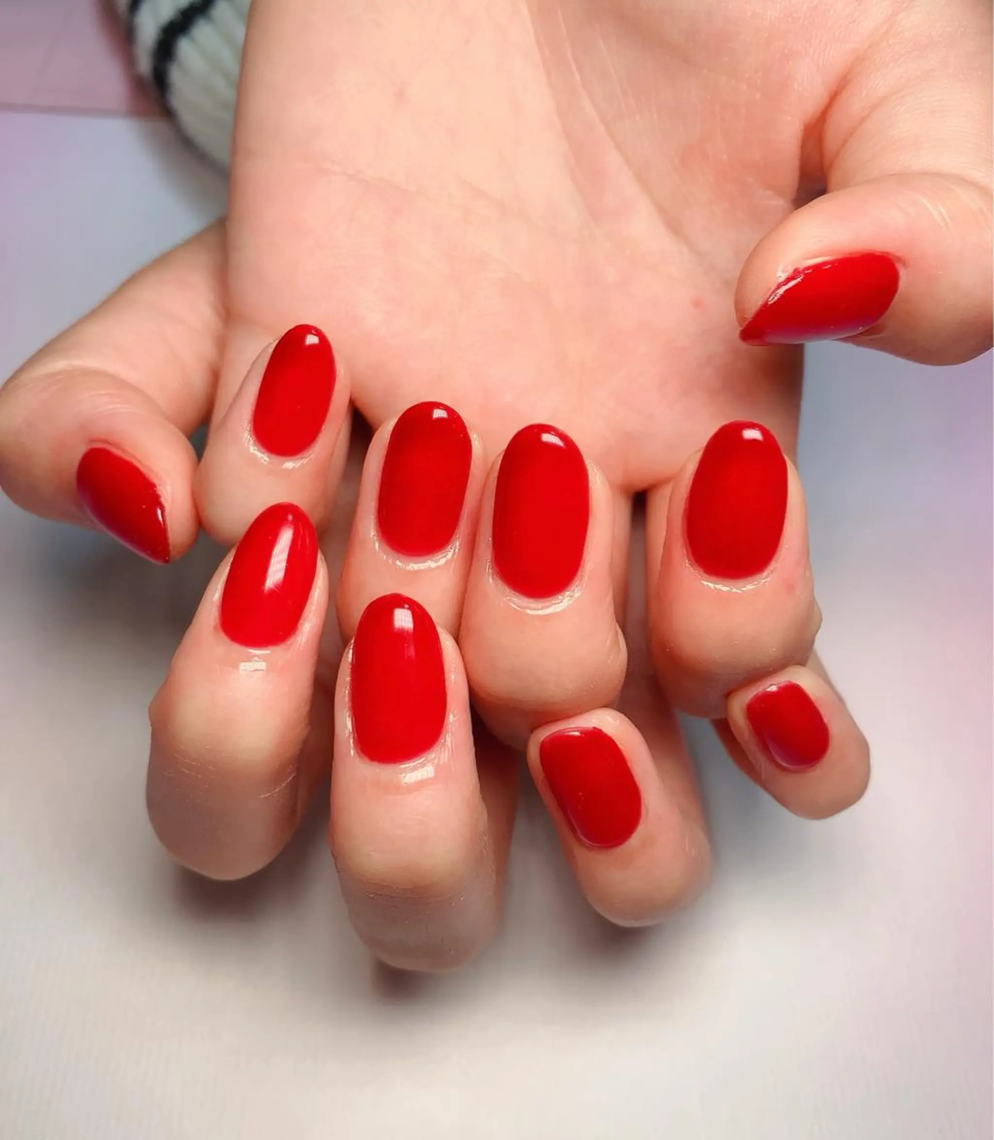 ネイル ワンカラーネイル miu miuのネイルデザイン