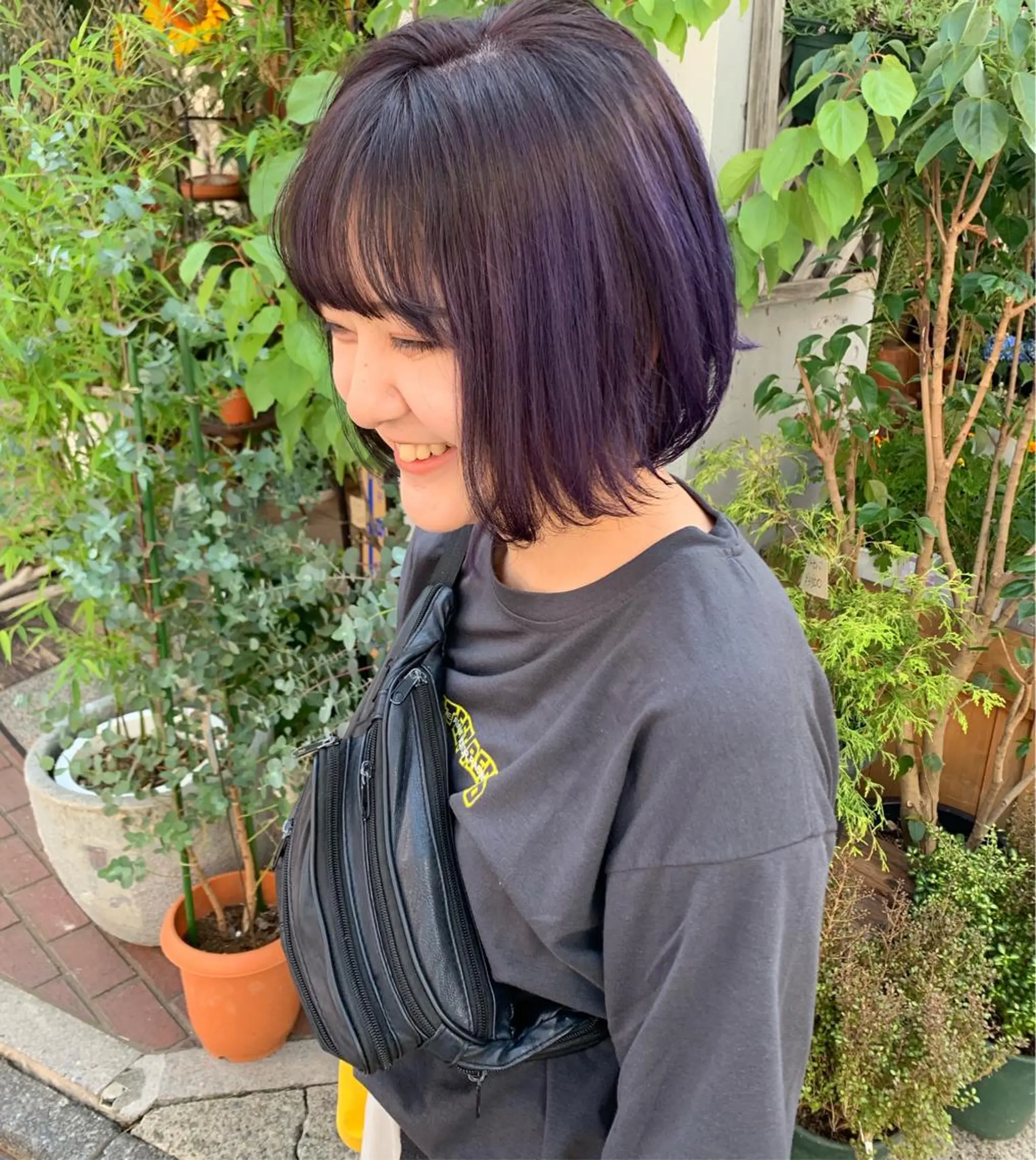 ミディアム カラー ピンクベージュ/新潟 万代/高橋桃葉🍑のヘアスタイル