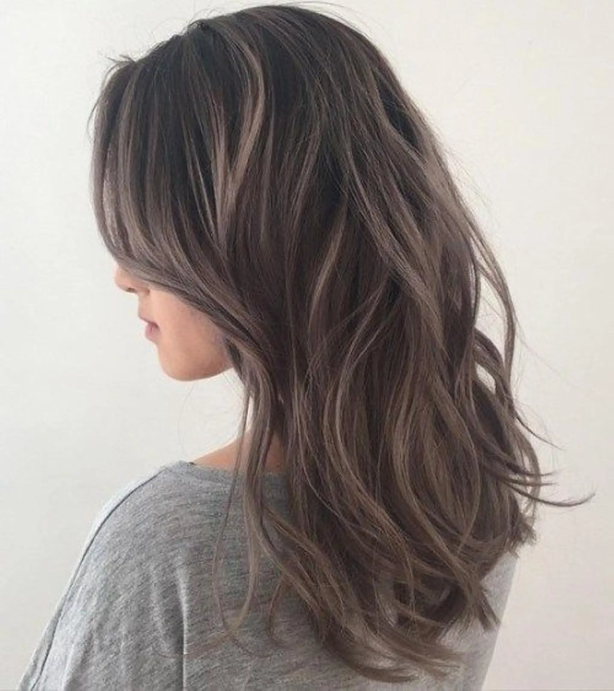 ロング カラー パーマ ヘアアレンジ チビ編み込みエクステ シールEXどぅ〜すのヘアスタイル