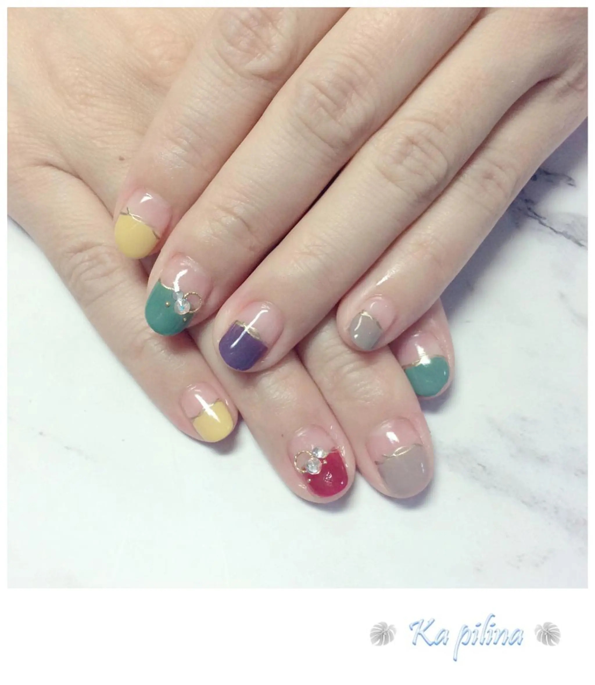 ネイル フレンチネイル Nail salon Ka pilinaのネイルデザイン