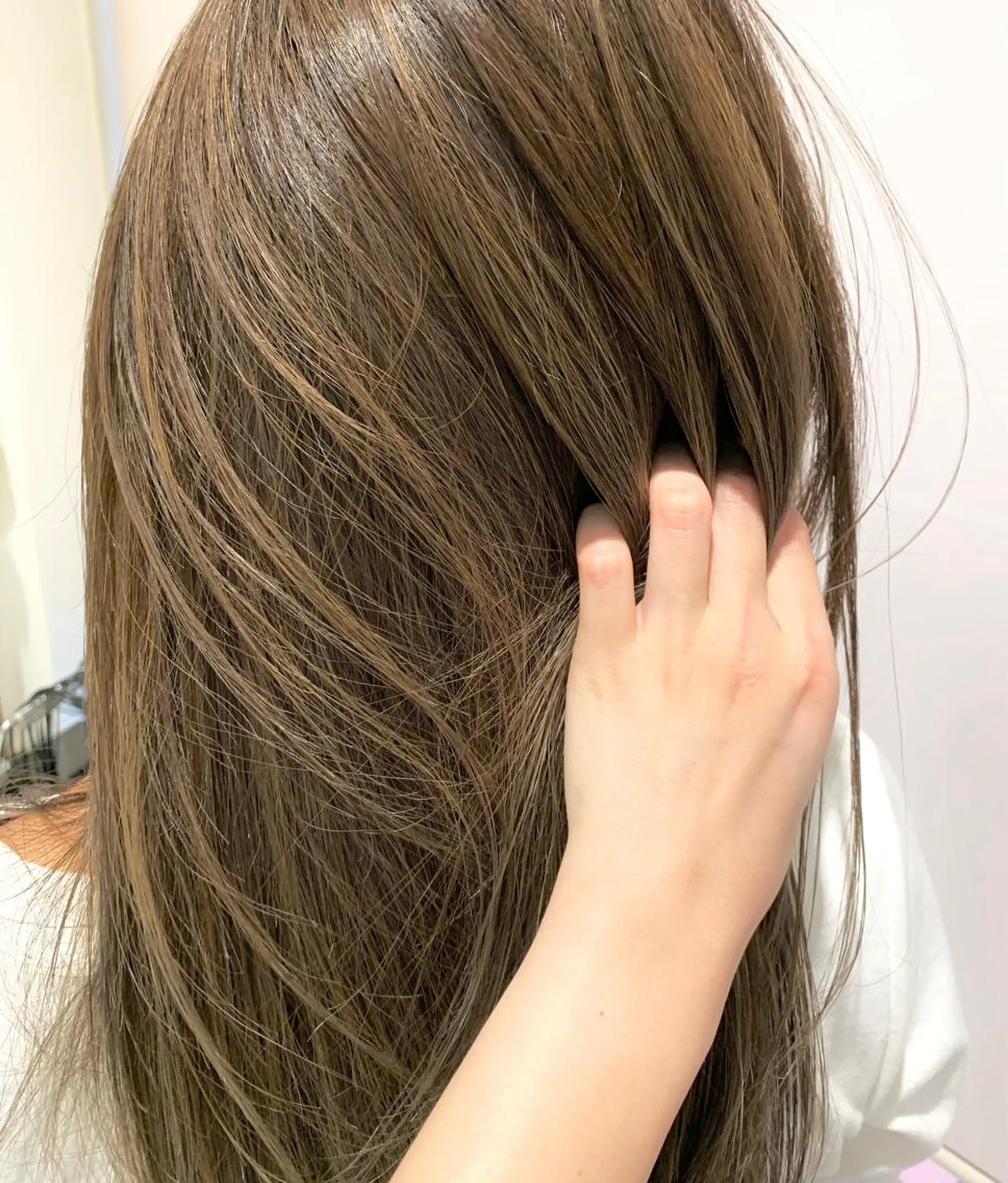 ロング カラー ハイライトカラー ハイライト 似合わせカラー/艶 髪質改善/ヨシザキのヘアスタイル