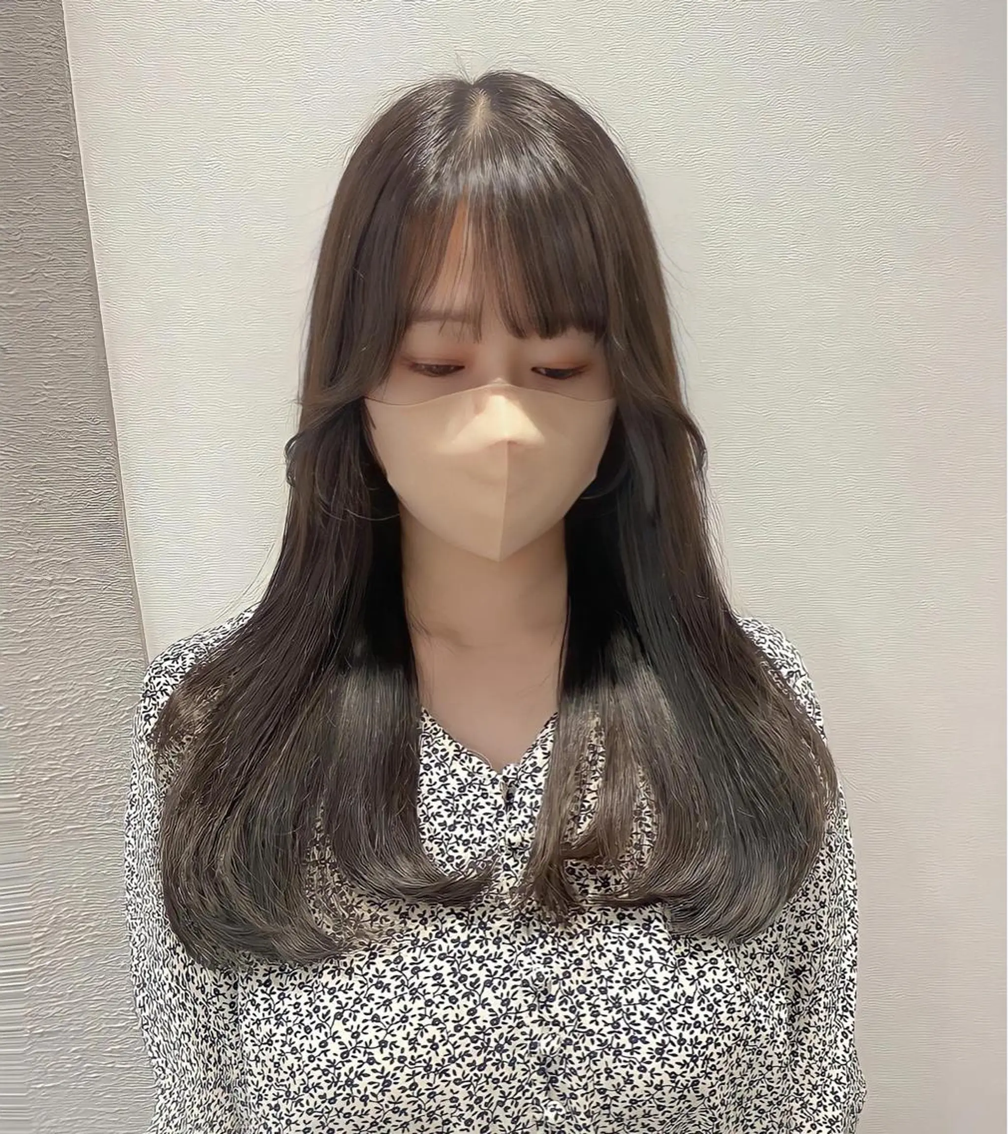 ロング ヘアカラー トリートメント 銀座／レイヤーカット 🤍内野すみれのヘアスタイル