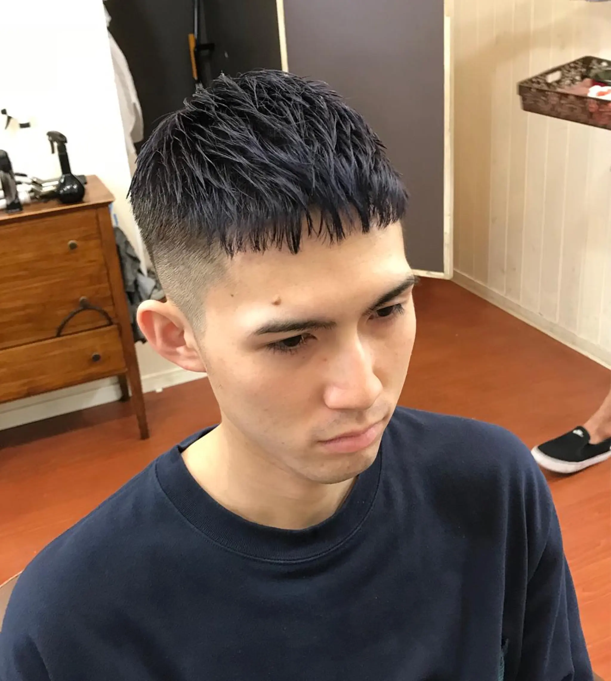 メンズ フェードカット ヨシダ トオルのヘアスタイル