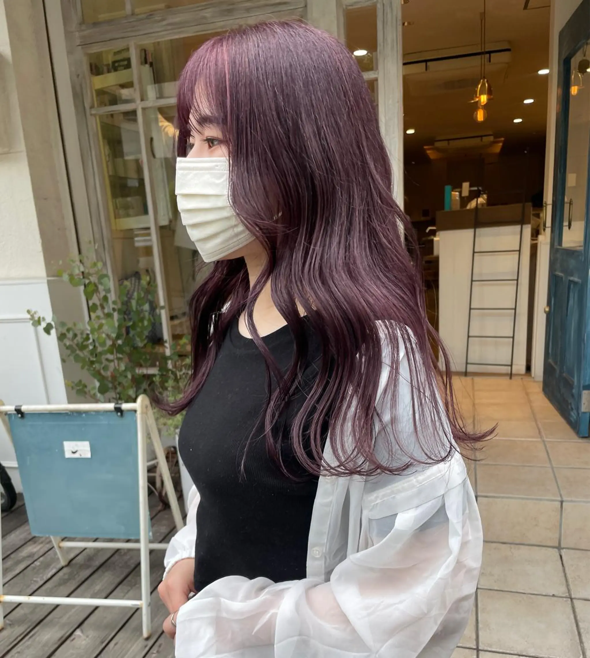 ロング カラー 🙃 透明感カラー/ボブのヘアスタイル