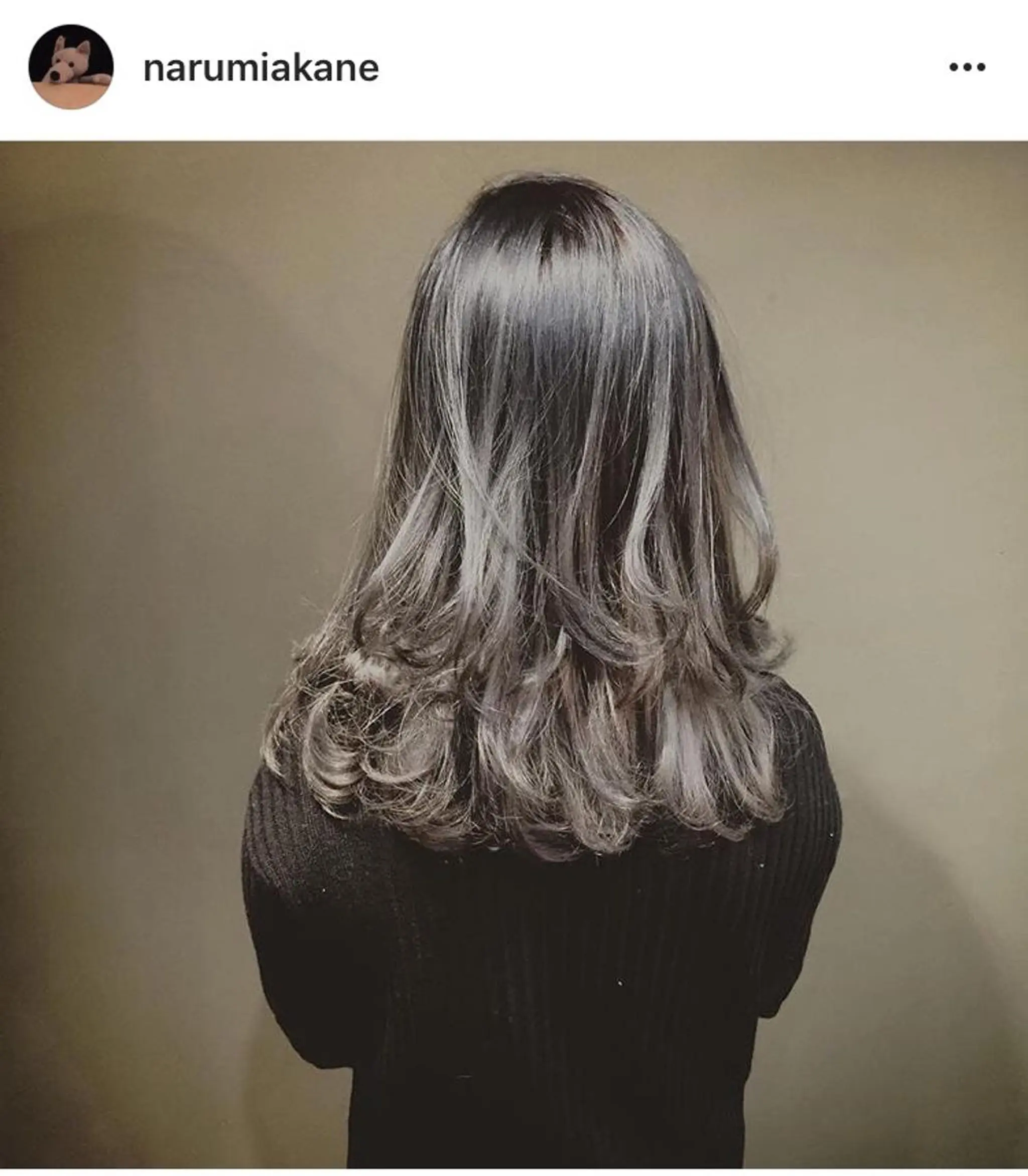 ミディアム カラー アッシュ カット ヘアカラー トリートメント 🌈ウルトワ水素 髪質改善naru🌈のヘアスタイル