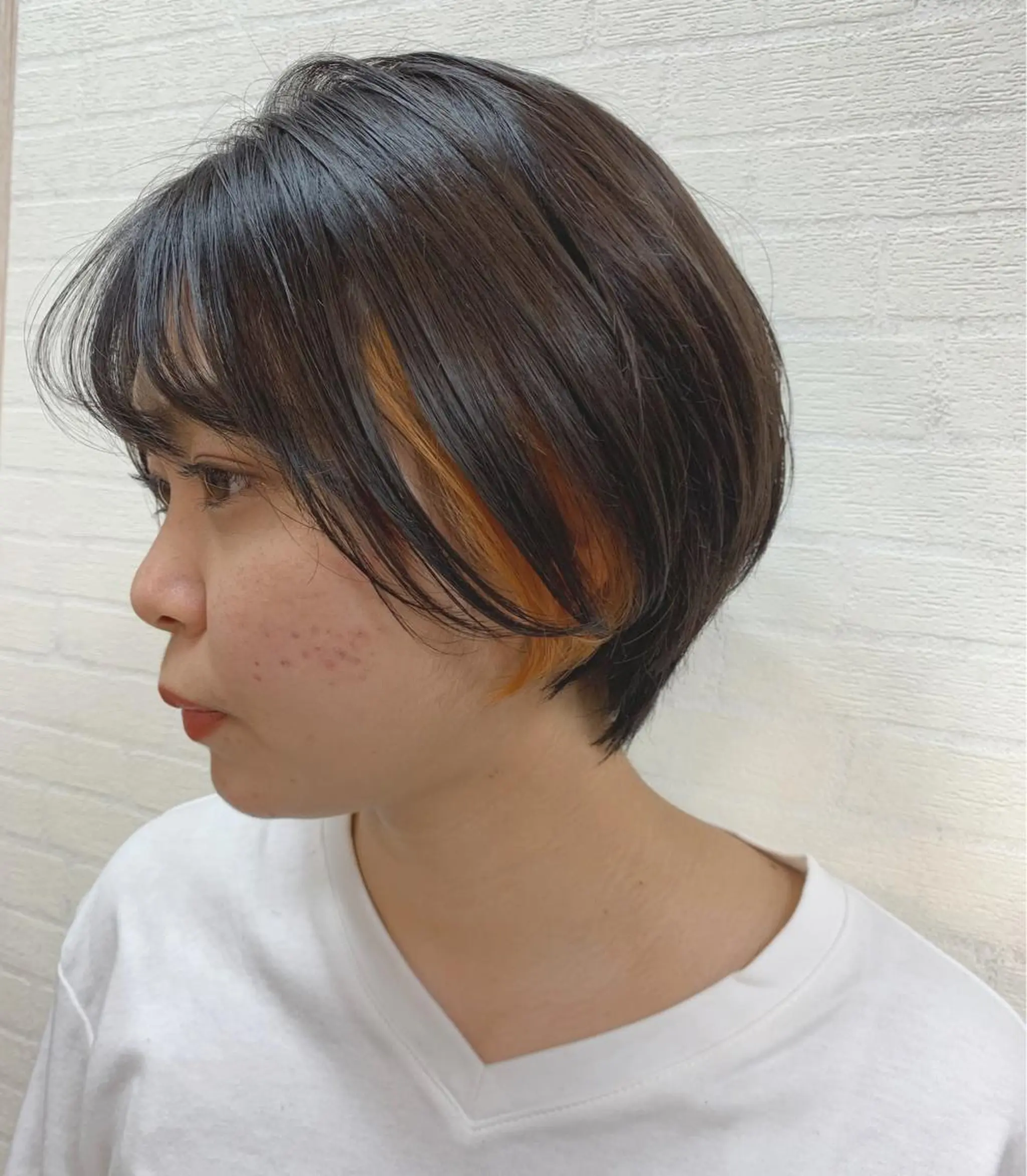 ショート カラー 切りっぱなしボブ ショートボブ ハンサムショート ブリーチ インナーカラー カット ヘアカラー トリートメント 初めてのショート お任せください✂️のヘアスタイル