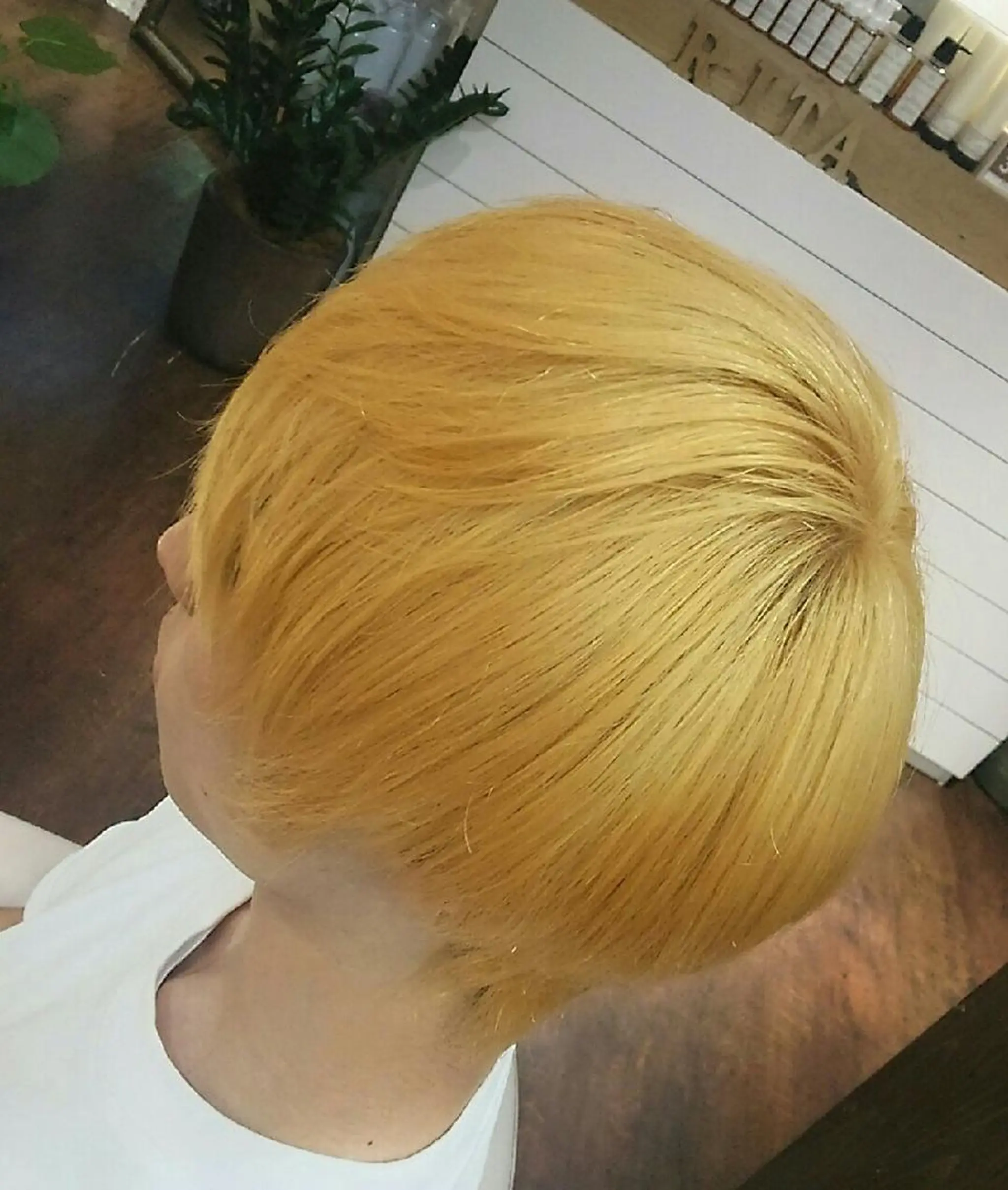 メンズ ショート カラー メンズブリーチ ブリーチ 抜きっぱなしブロンド こだしま   みなのヘアスタイル