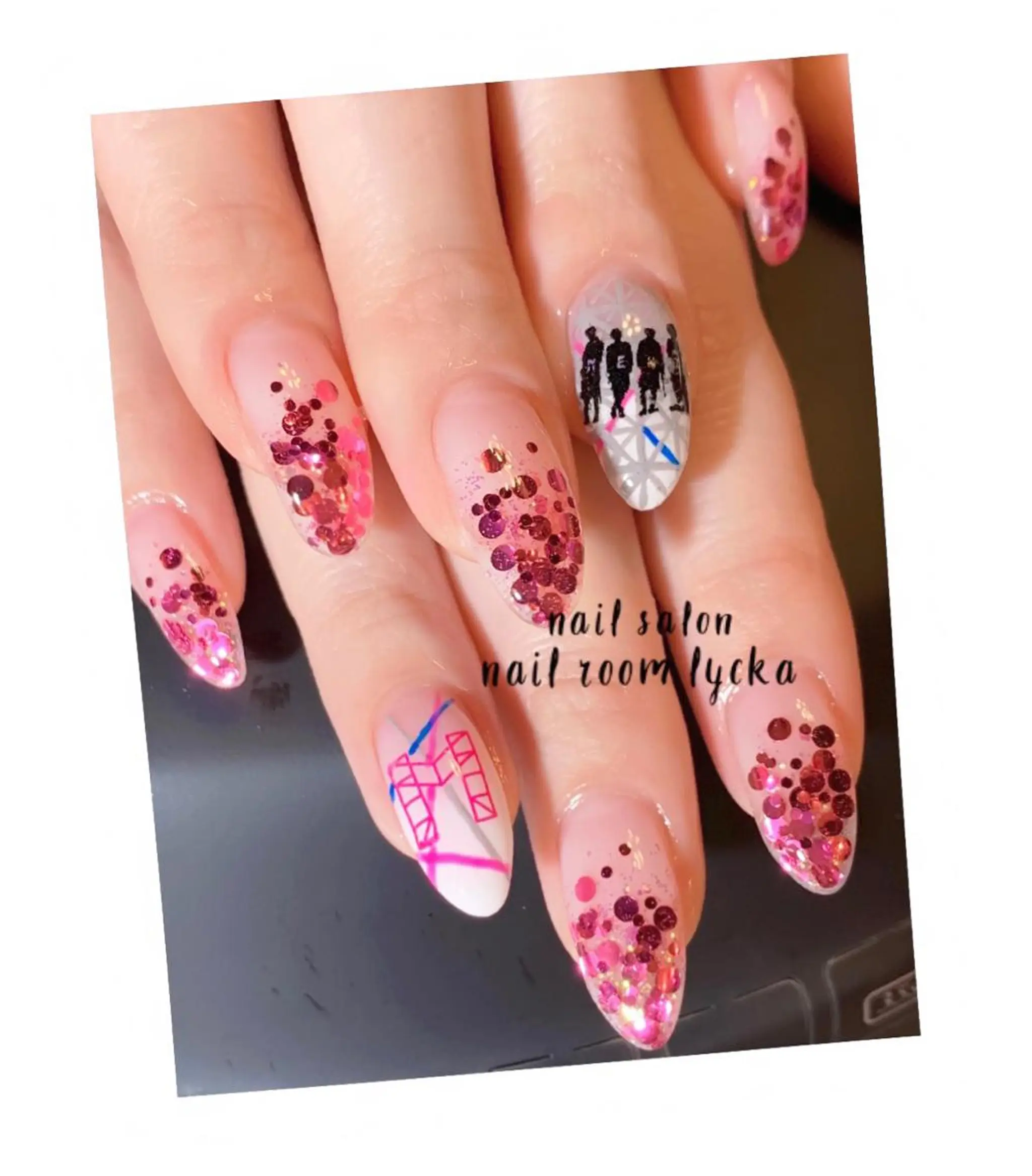 ネイル ﾈｲﾙﾙｰﾑﾘｯｶ 𝐦𝐚𝐲𝐮のネイルデザイン