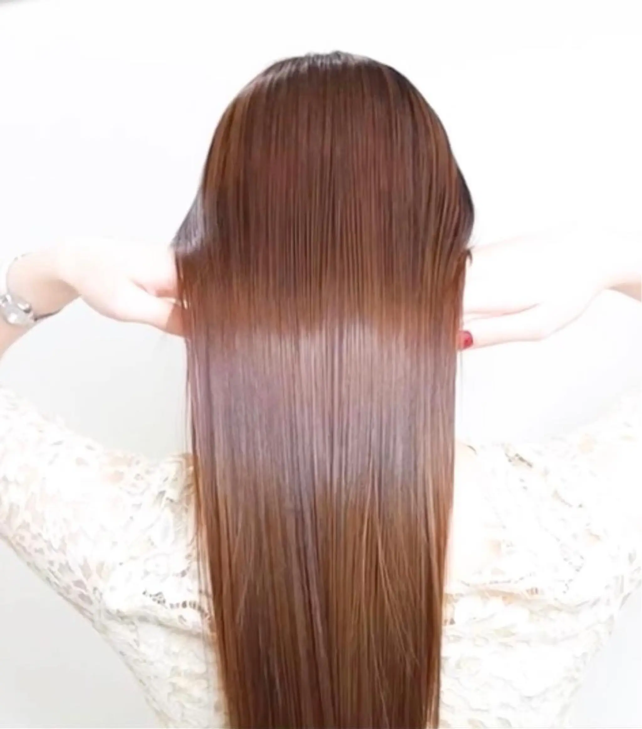 ロング カラー ブリーチ 髪質改善 ロング トリートメント 酸性ストレート ヘアカラー 縮毛矯正 💎髪質改善専門 jewel boxのヘアスタイル
