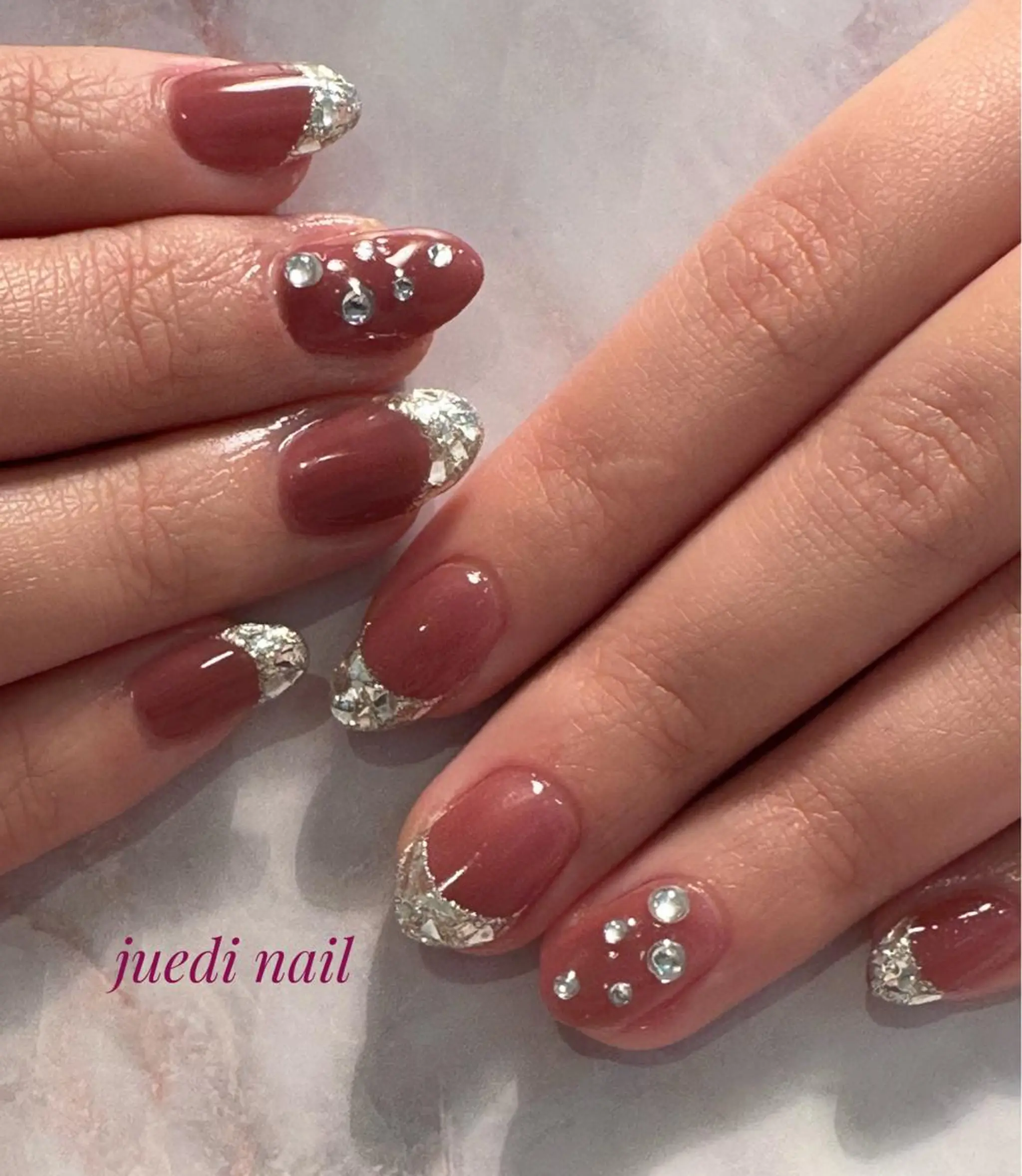 ネイル ミラーネイル juedi nail 〜木曜日のネイル〜のネイルデザイン