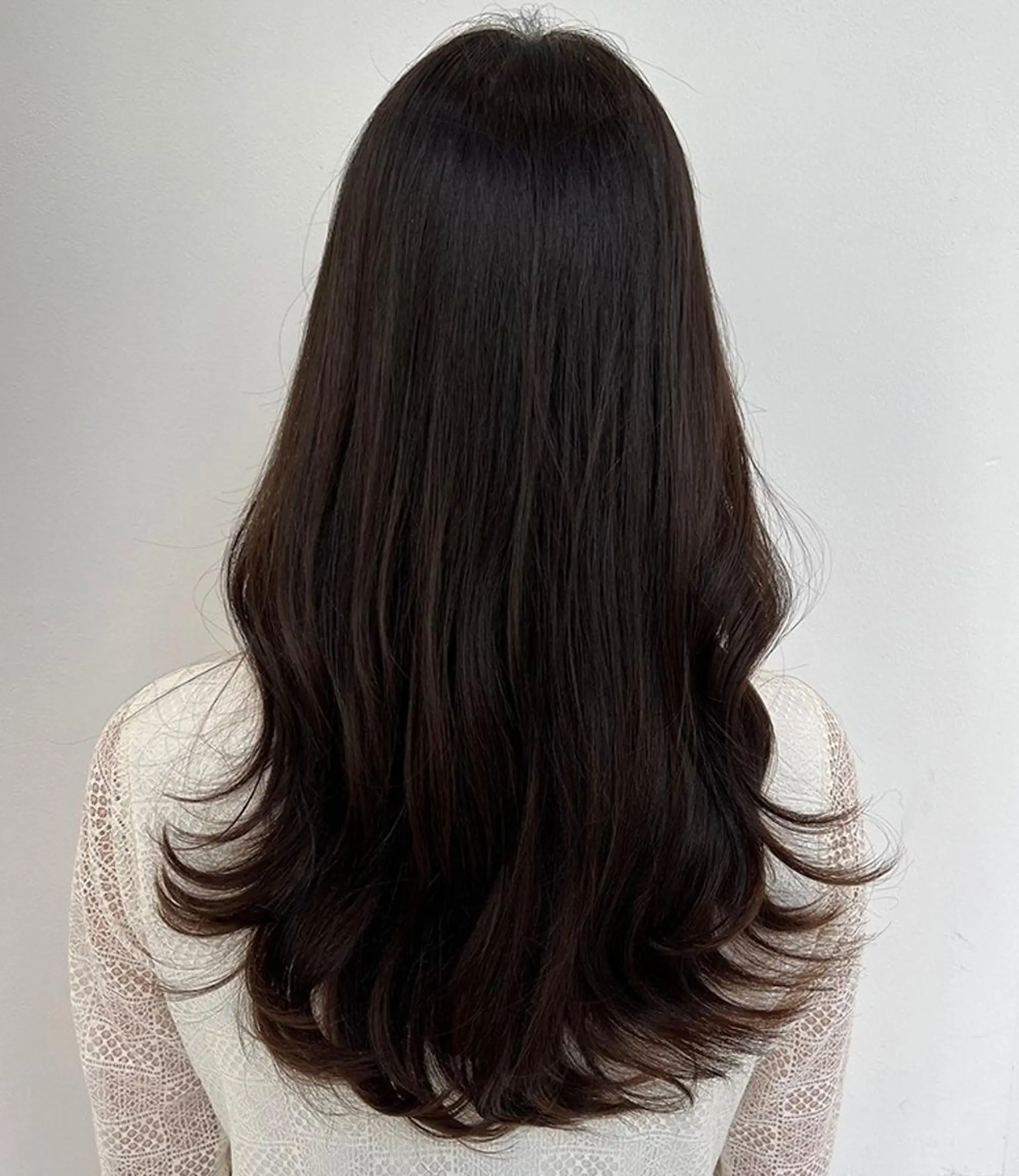 ロング 中顔面短縮 顔まわり新田大翔のヘアスタイル