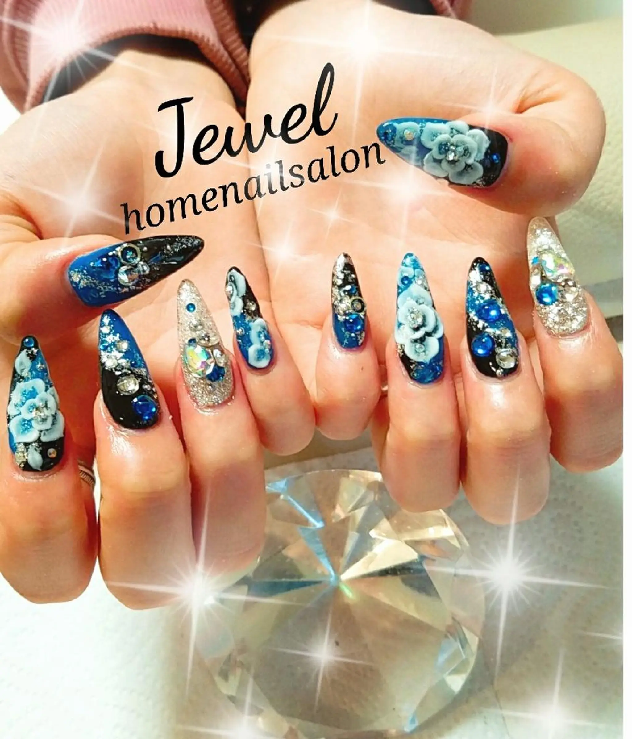 ネイル 成人式 ＪＥＷＥＬ ＮＡＩＬのネイルデザイン