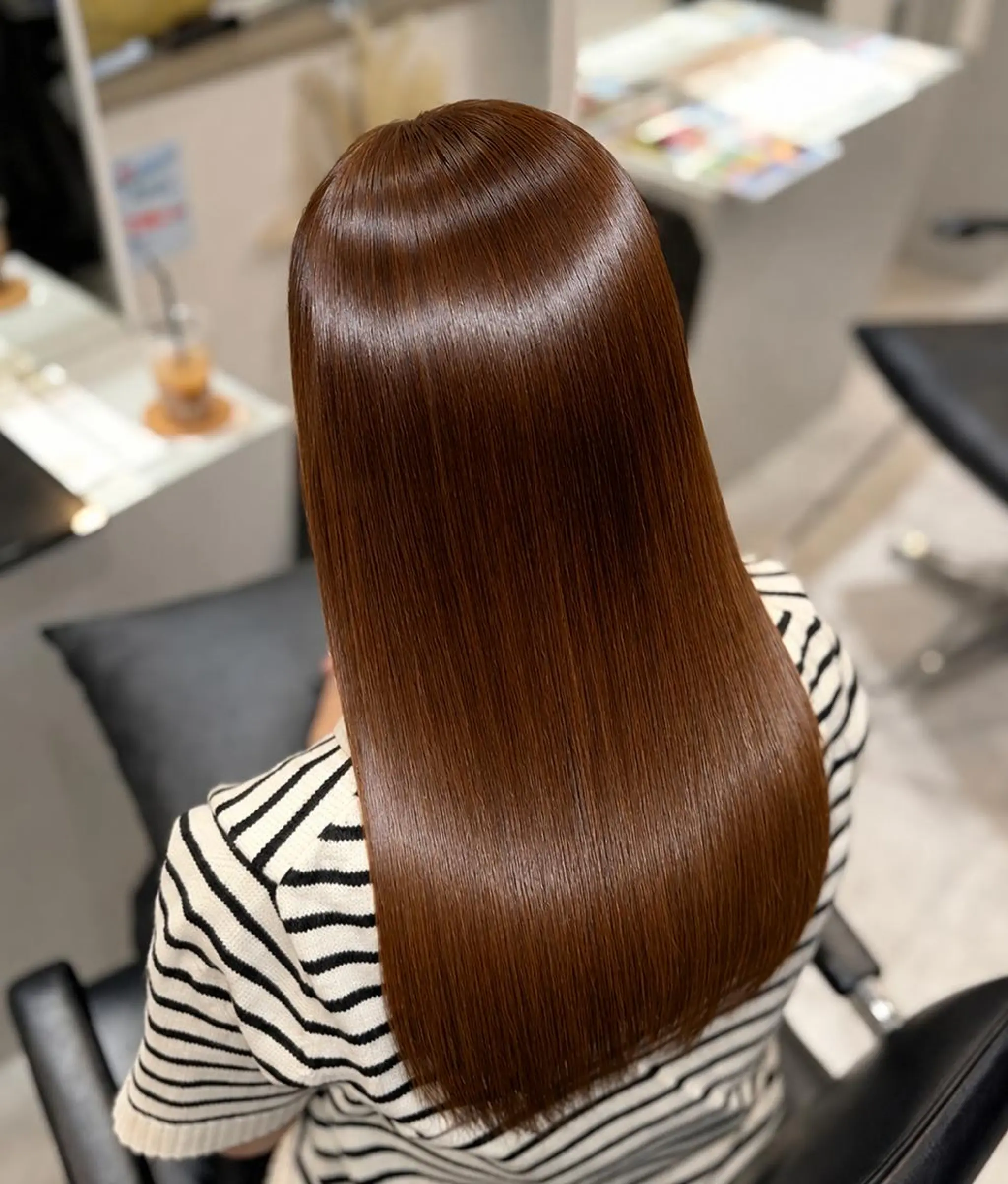 ロング カラー パーマ カット ヘアカラー 縮毛矯正 リピート90%超/縮 毛/酸性縮毛特化井口のヘアスタイル