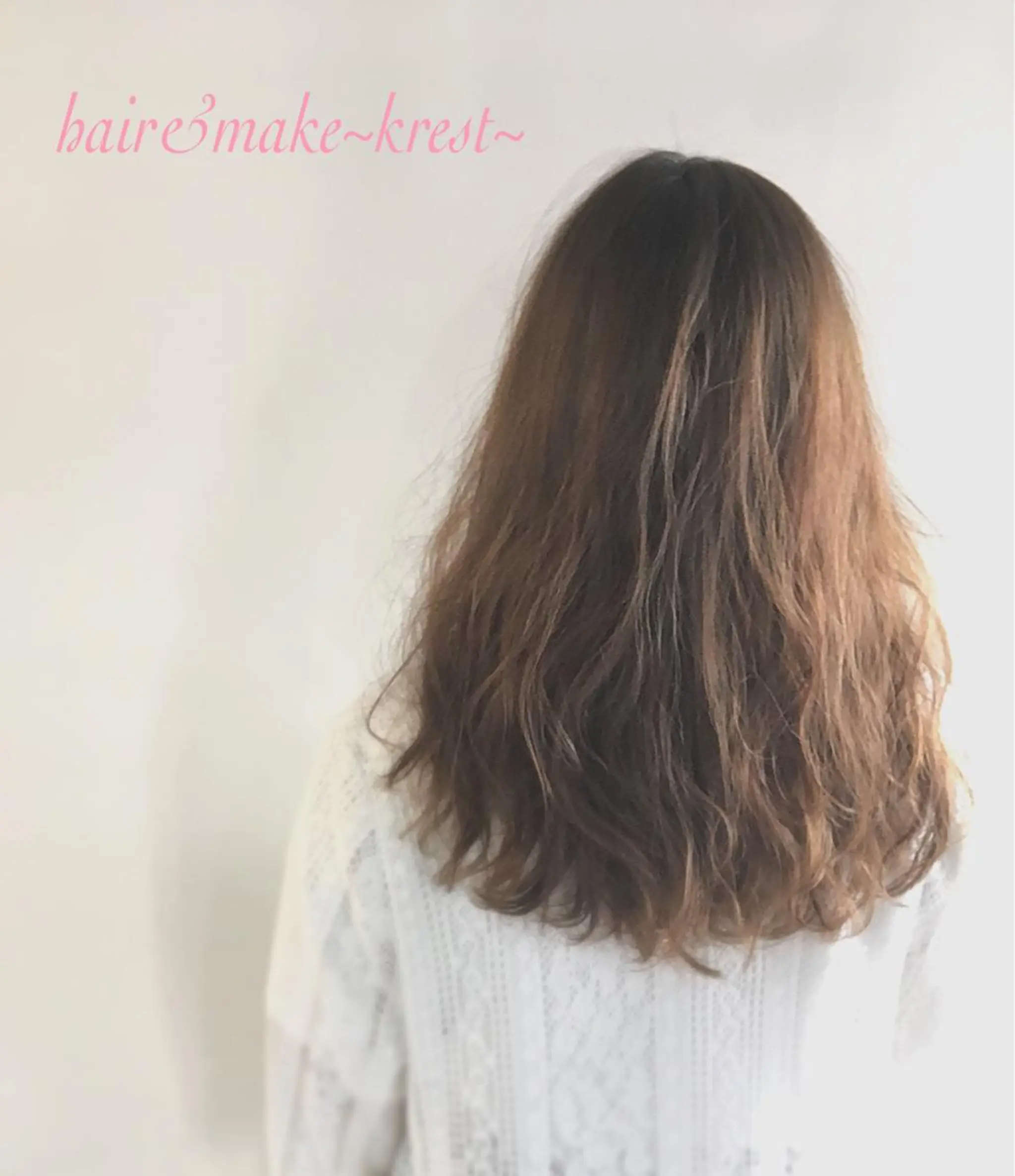 セミロング セミロングパーマ カラー特化サロン茶屋 町Furukuboのヘアスタイル