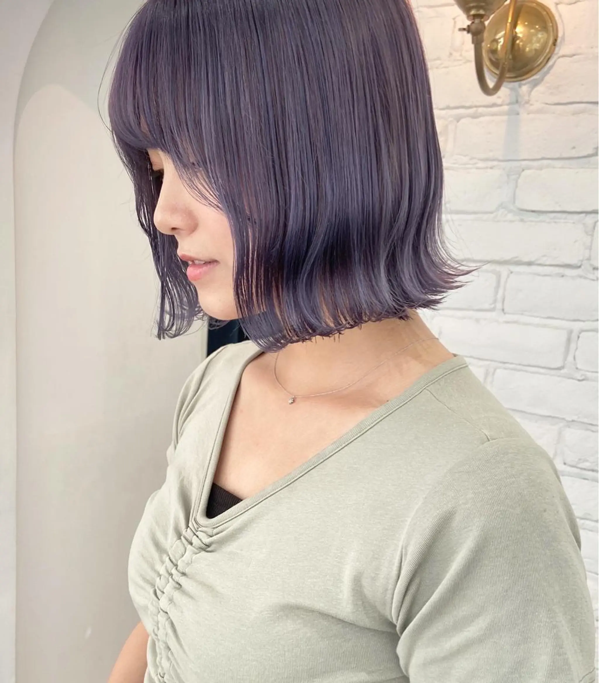 ショート カラー キッズ 𝗺𝗶𝗸𝘂♡ 似合わせ🎀のヘアスタイル