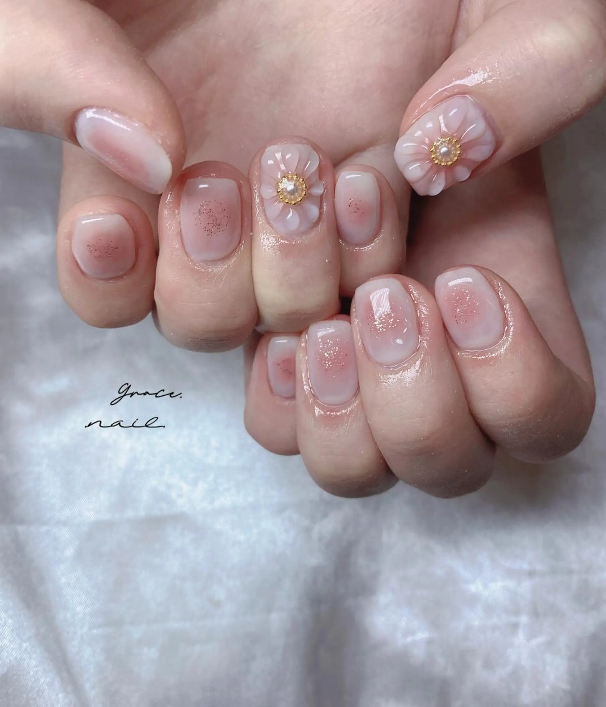 ネイル ハンドネイル ☆*｡Grace Nail｡*☆のネイルデザイン