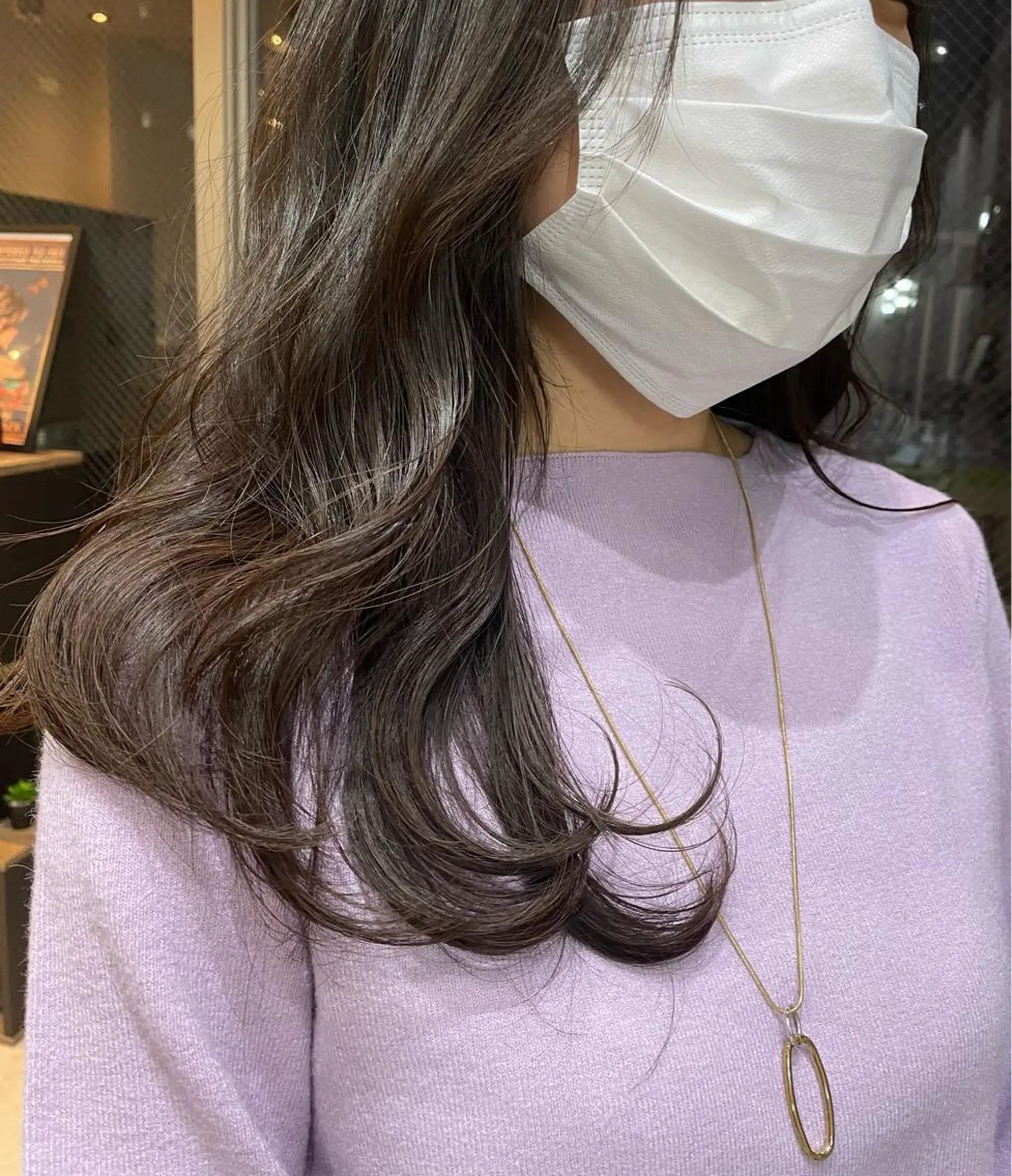 ロング 顔周りカット 韓国風ヘア レイヤーカット 髪質改善/ブリーチ /ユウキ🫧🌸のヘアスタイル