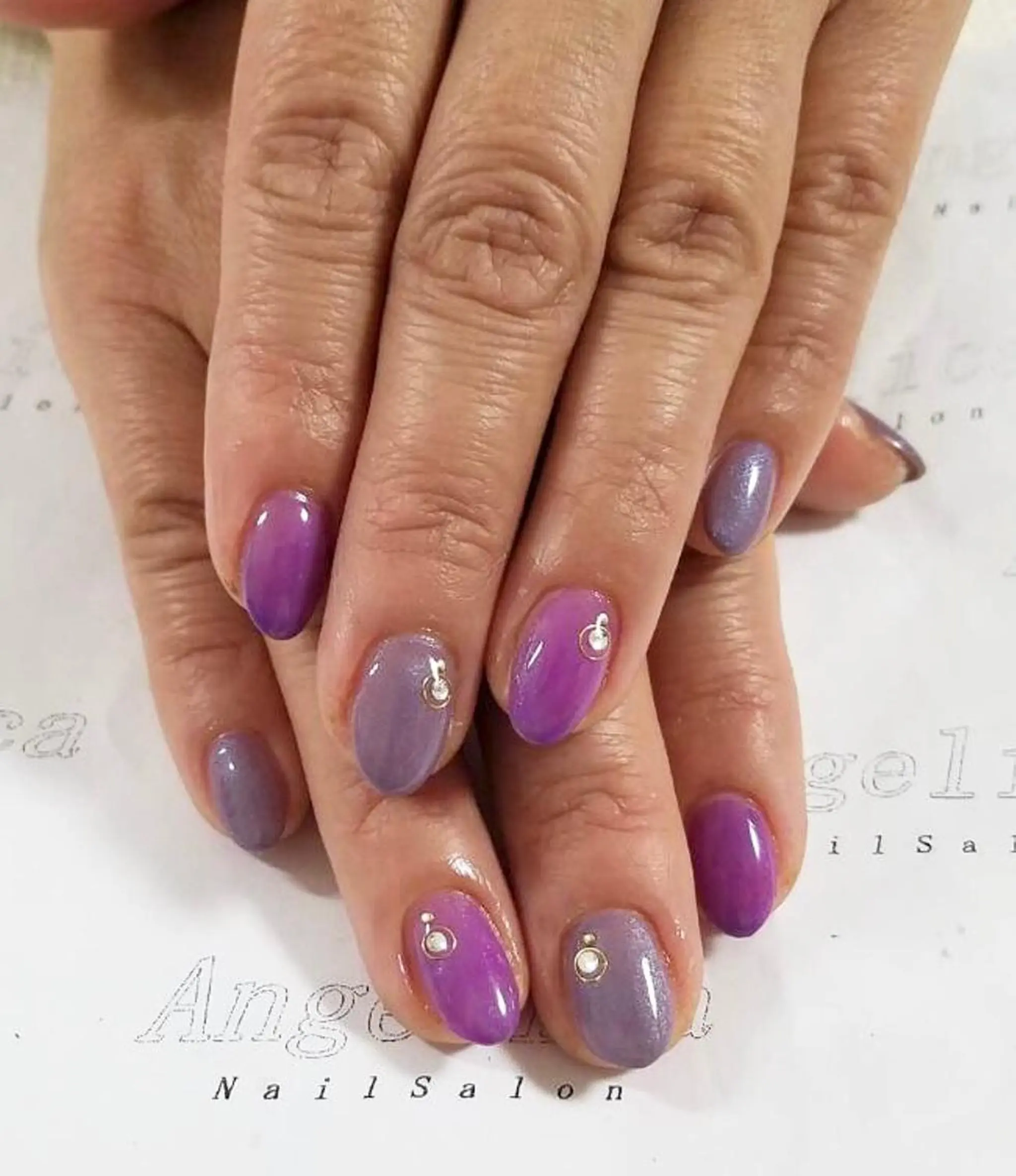 ネイル ハンドネイル Angelica ネイリストのネイルデザイン