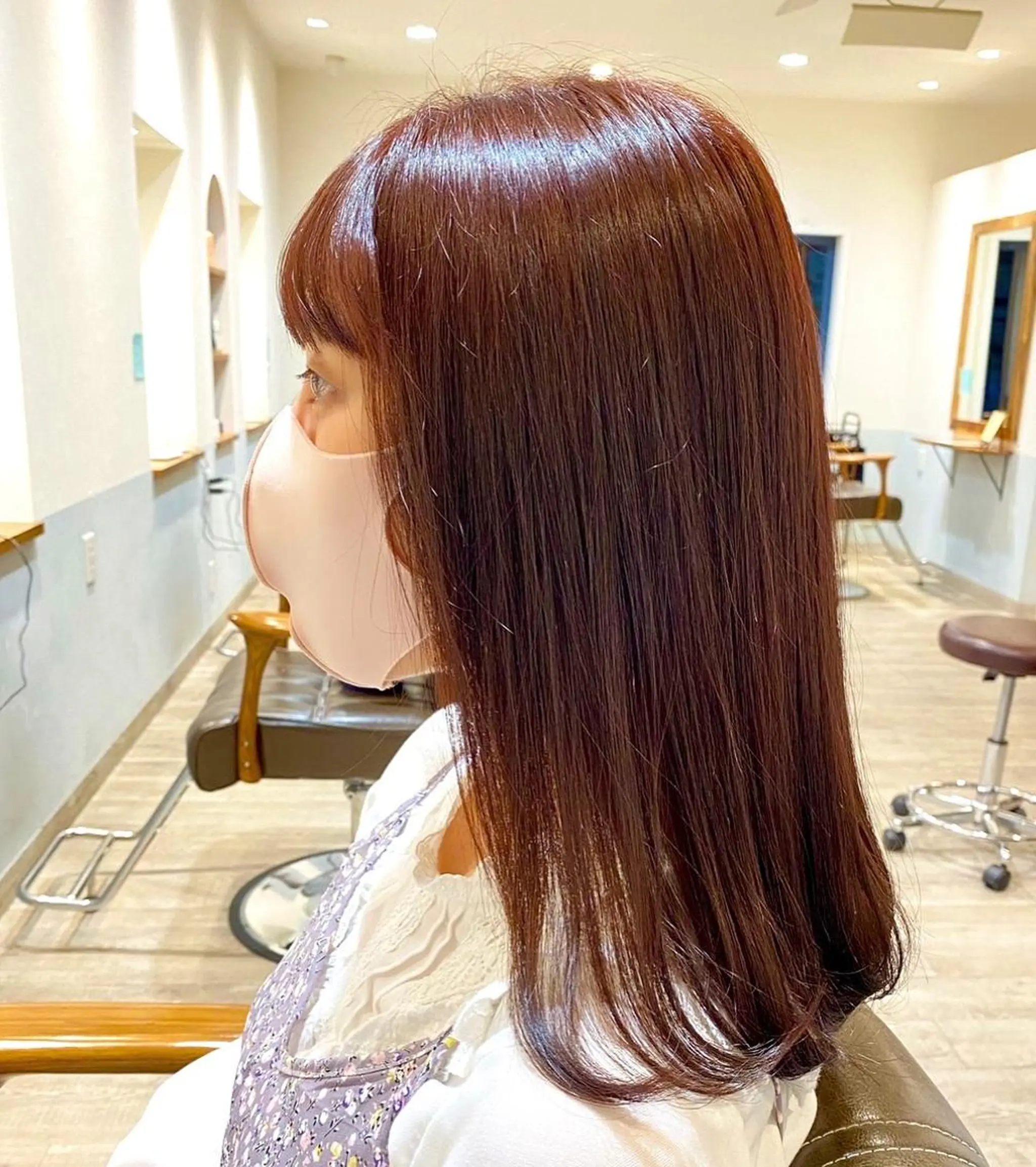 ロング カラー ブリーチ ダブルカラー ブリーチなしカラー ピンクカラー 💐メンズ特化× パーマ💐早坂駆留のヘアスタイル