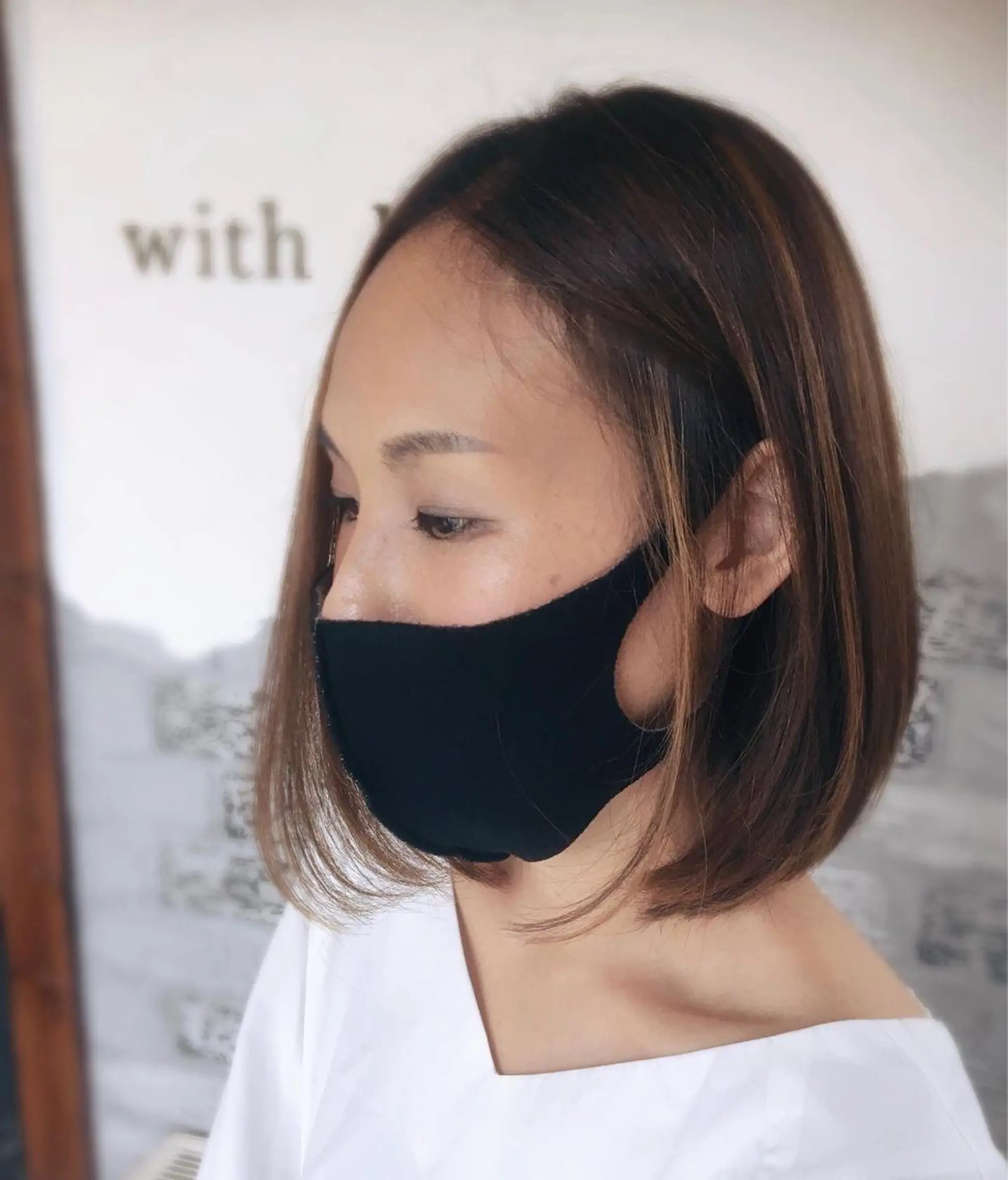 ミディアム OKAWA TAKAHIROのヘアスタイル