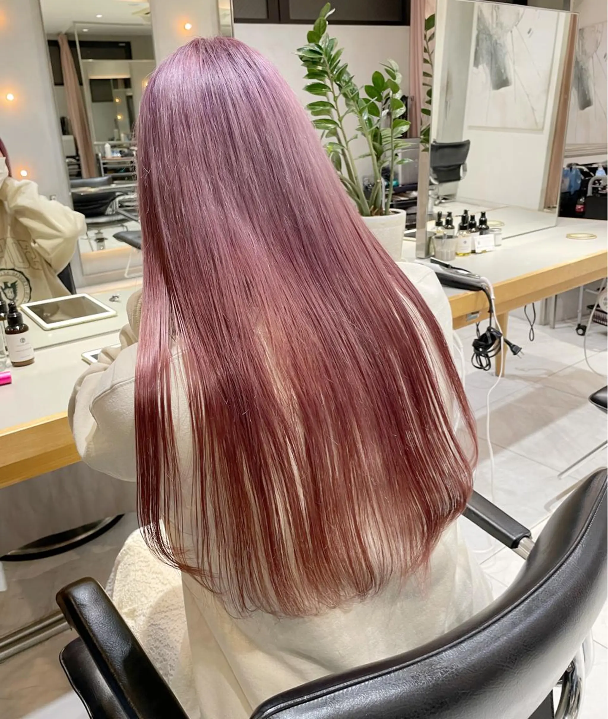 ロング カラー ヘアアレンジ 艶髪/レイヤーカット 🐣misakiのヘアスタイル