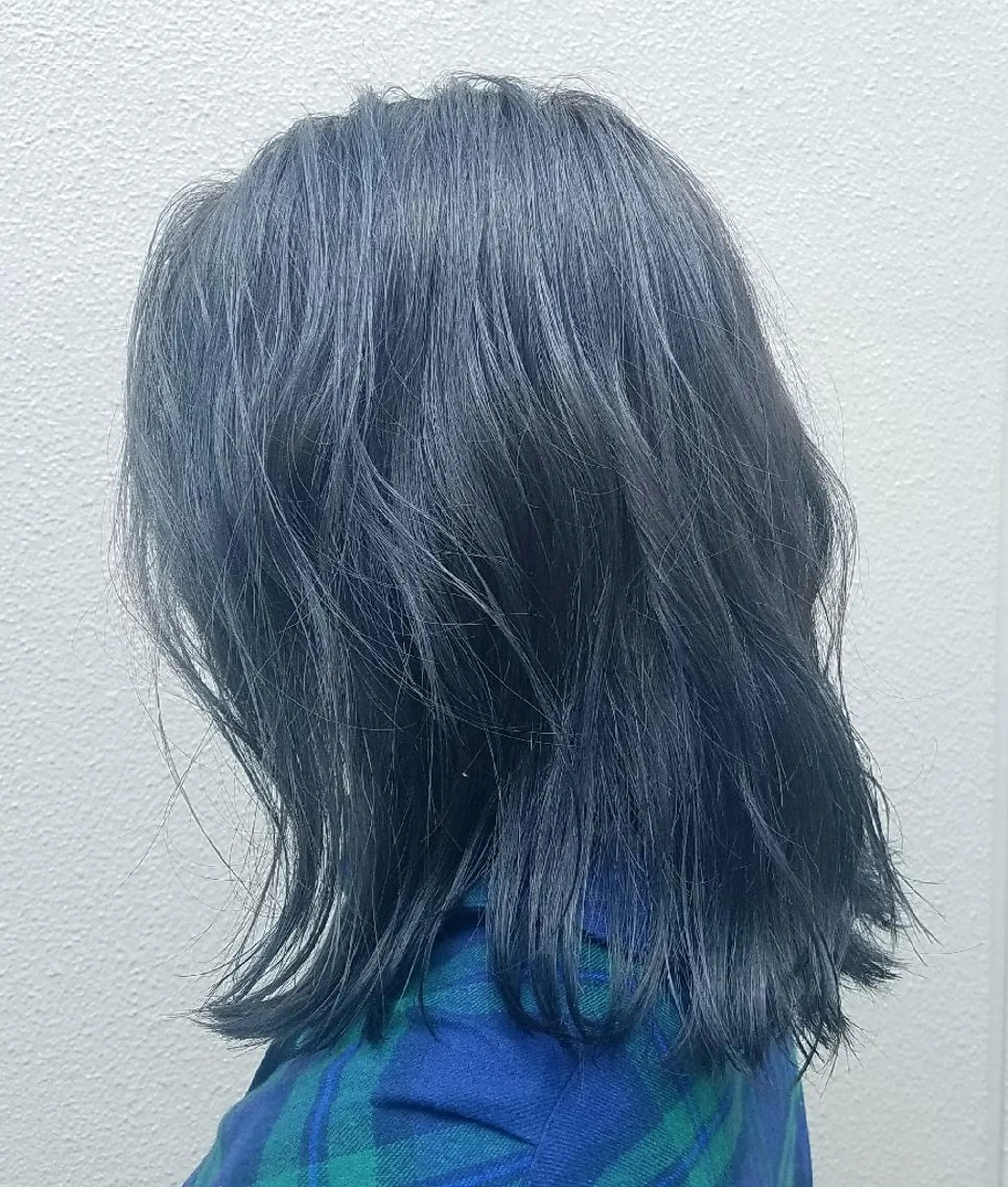 カラー ブルーカラー 🙃 透明感カラー/ボブのヘアスタイル