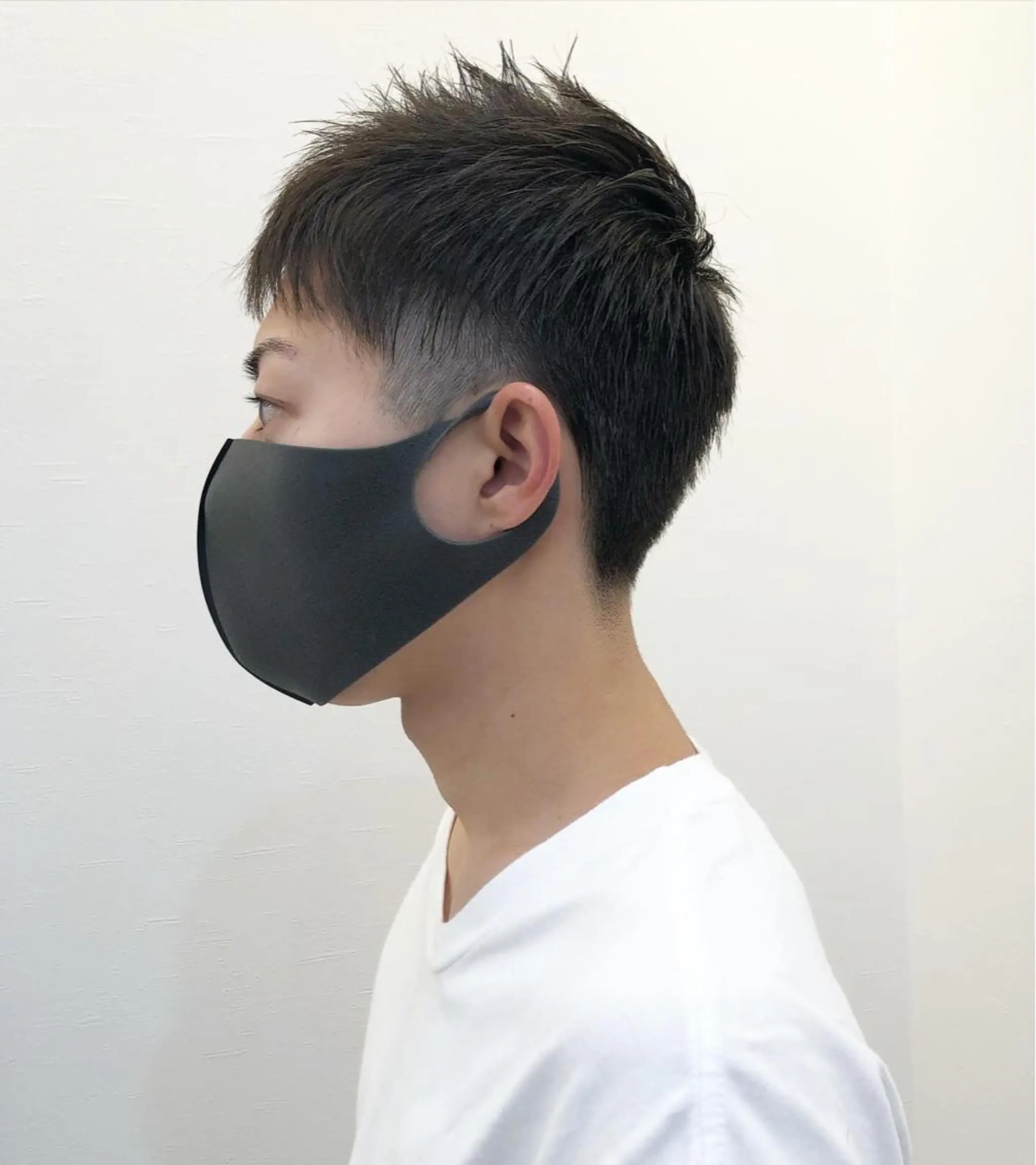 メンズ ツノガイ エリのヘアスタイル