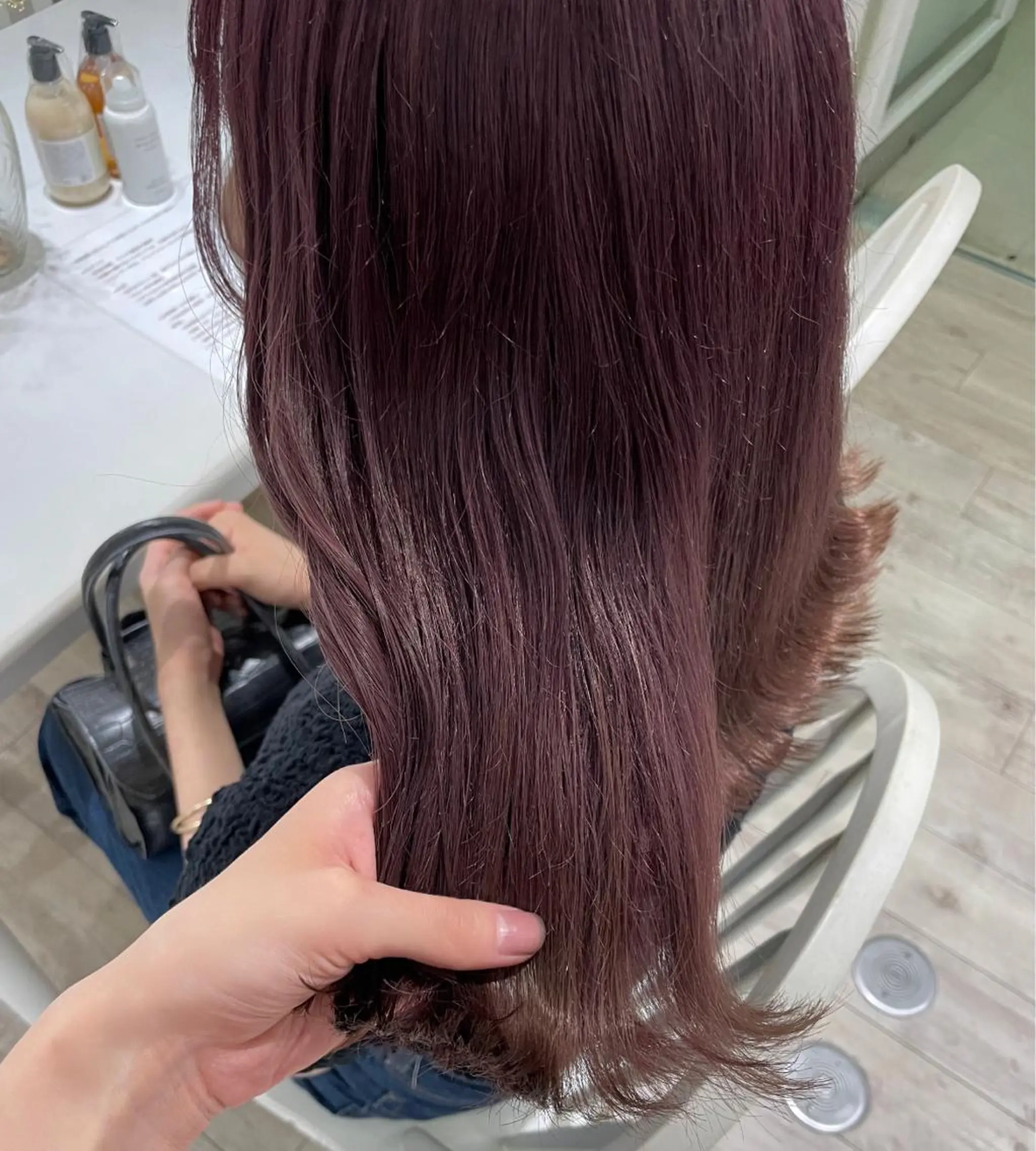 カラー ブリーチ ブラウンカラー ラベンダーカラー ヘアアレンジ/ 暖色🩵hazukiのヘアスタイル