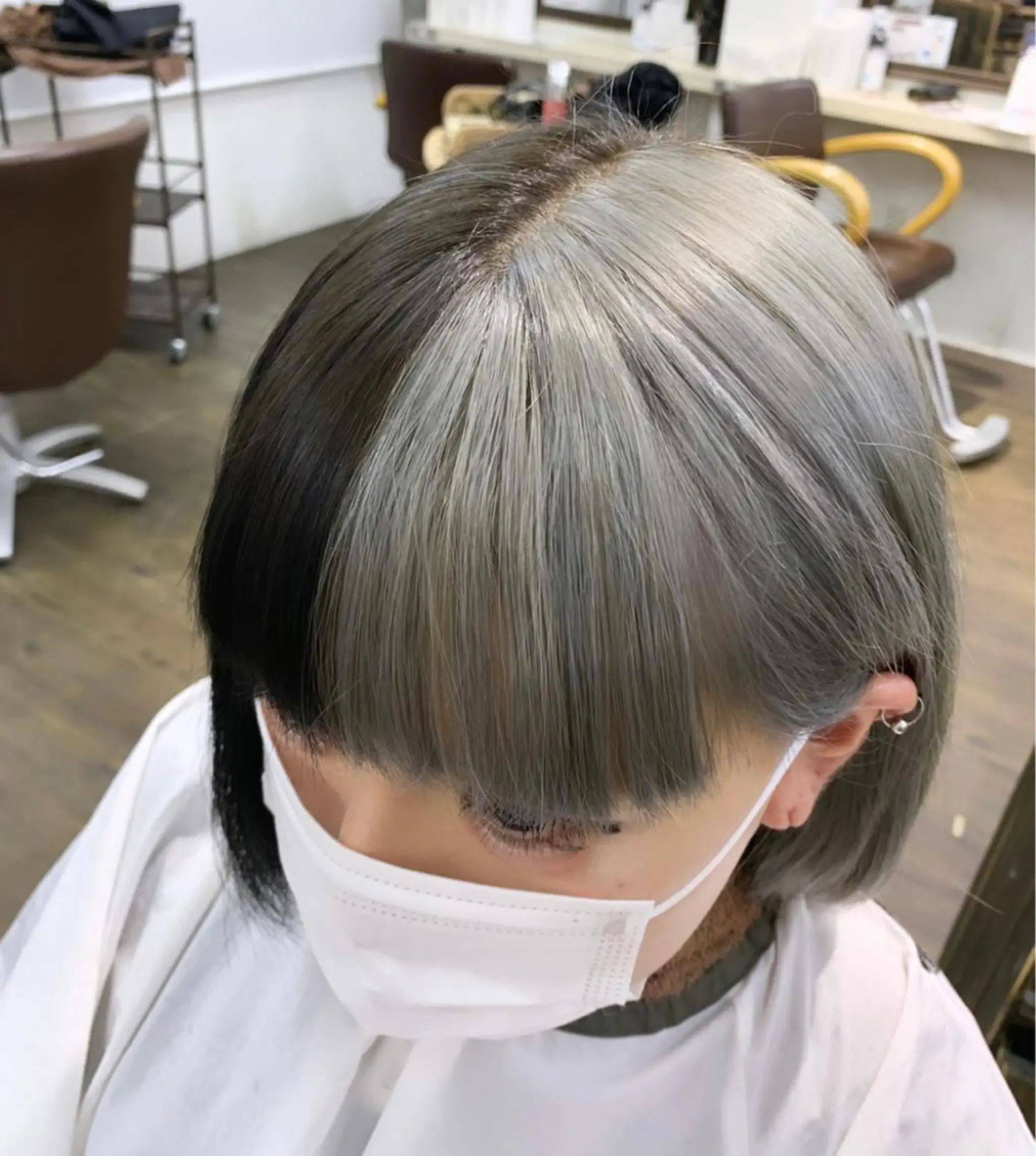 ショート カラー ブリーチ ケアブリーチ ヘアカラー 🧠U-topia 西村彩🧠のヘアスタイル