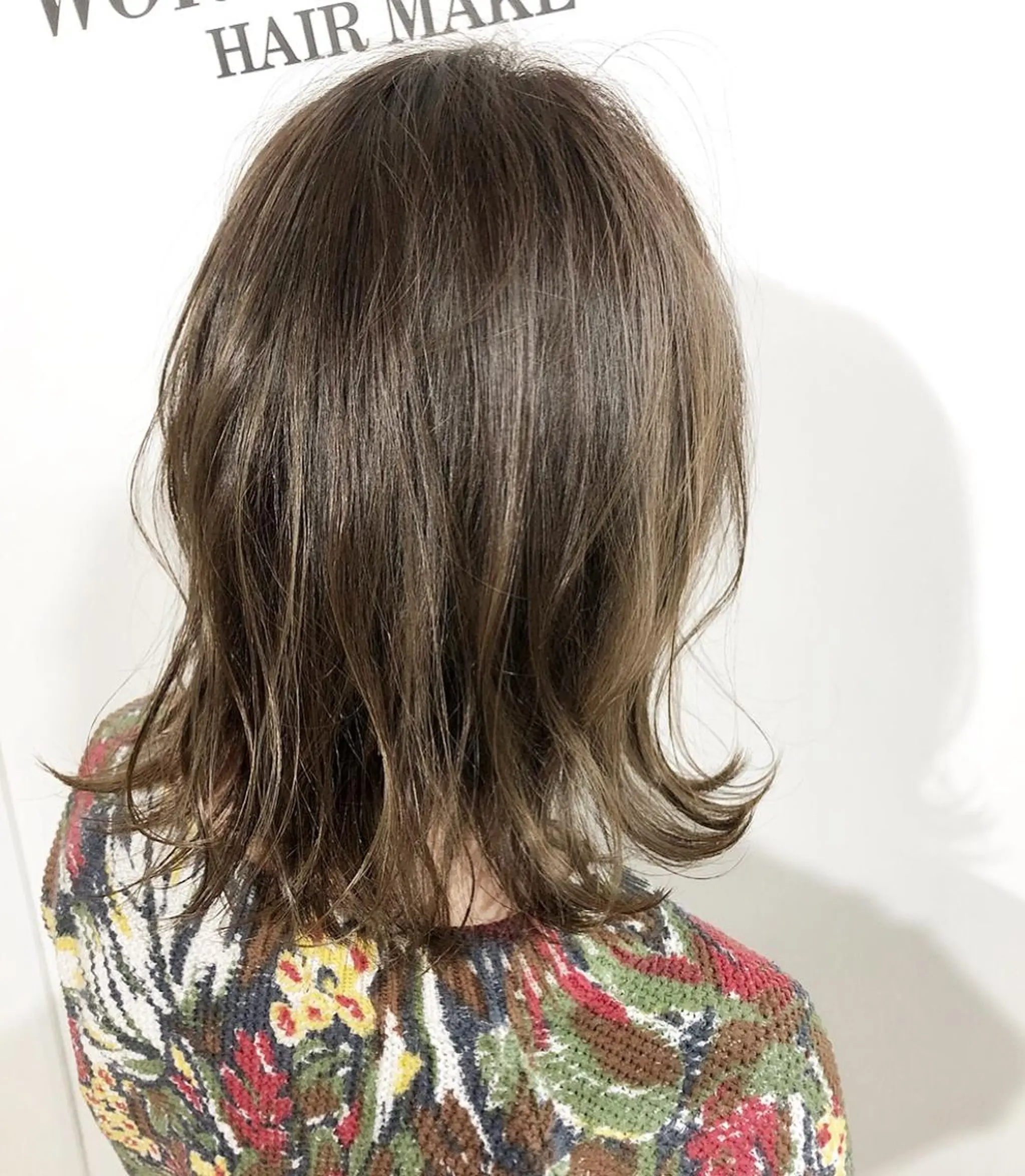 カラー 切りっぱなしボブ グレージュ ハイライトカラー ボブ 外国人風カラー 夜23時まで予約🉑 reverieあきらのヘアスタイル