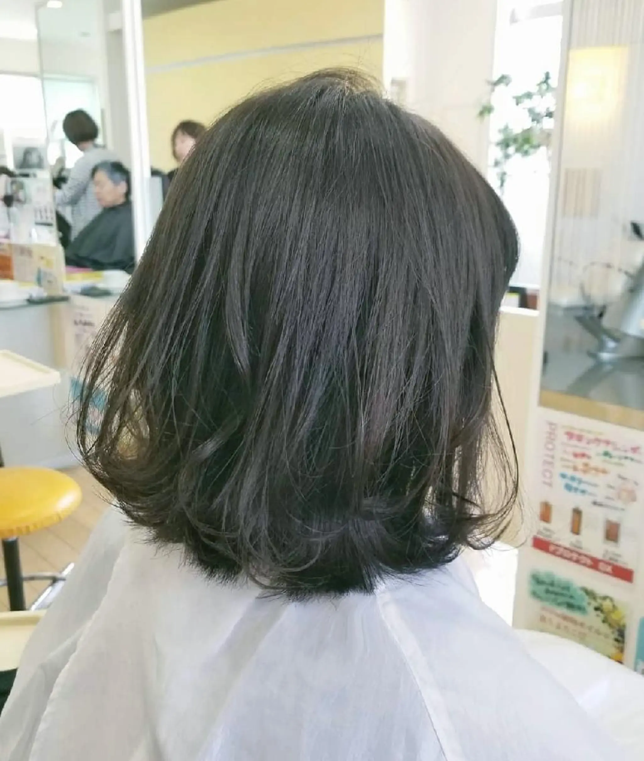 ミディアム カラー アッシュ 関口 友菜のヘアスタイル