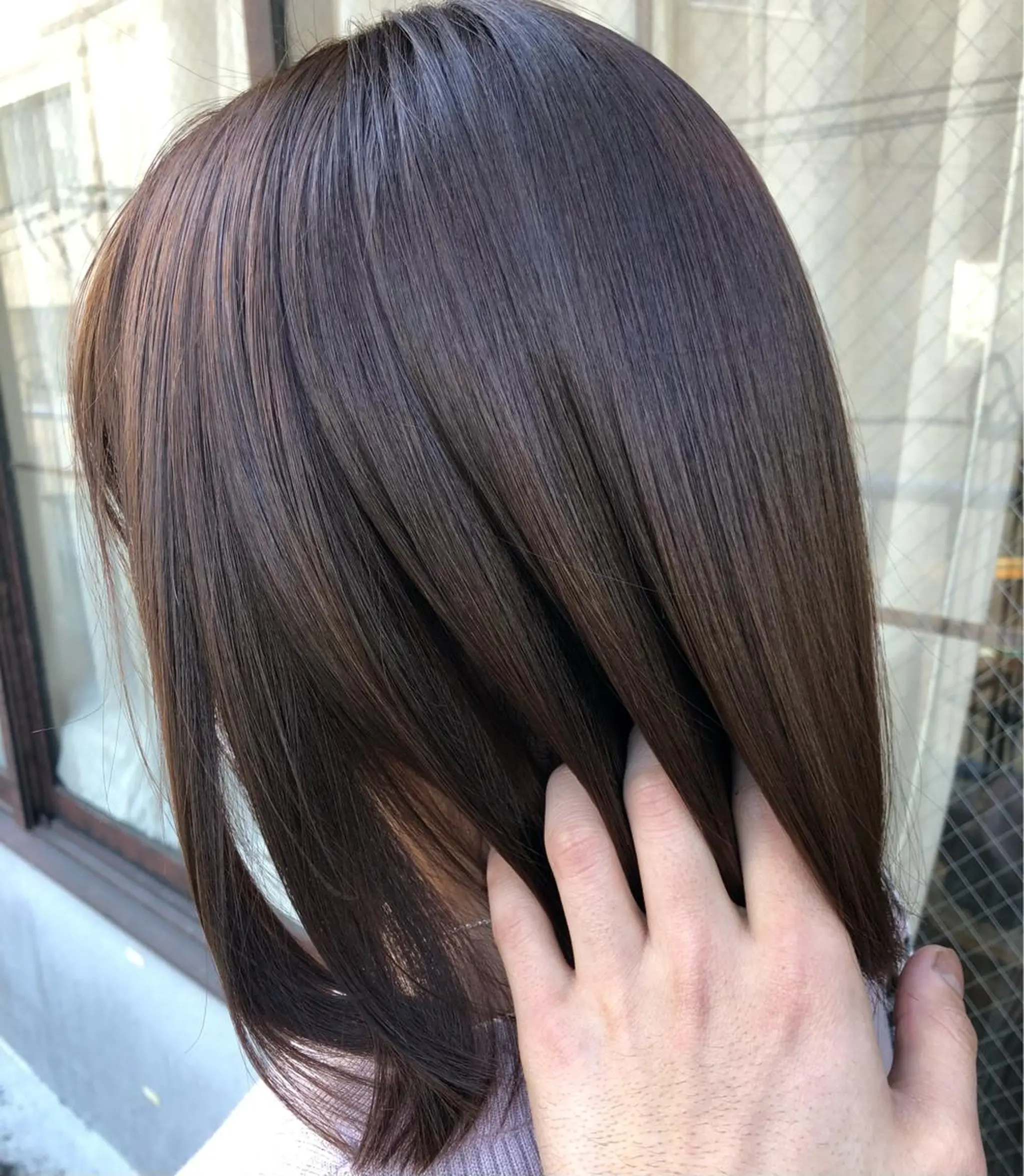 ミディアム カラー トリートメント Gardenhair 小笠原篤矢ショートのヘアスタイル