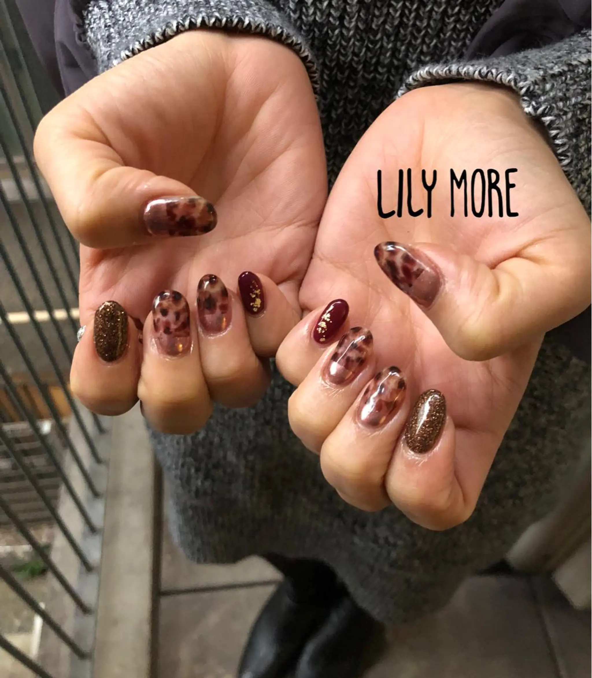 ネイル アニマル柄 Lily closetのネイルデザイン