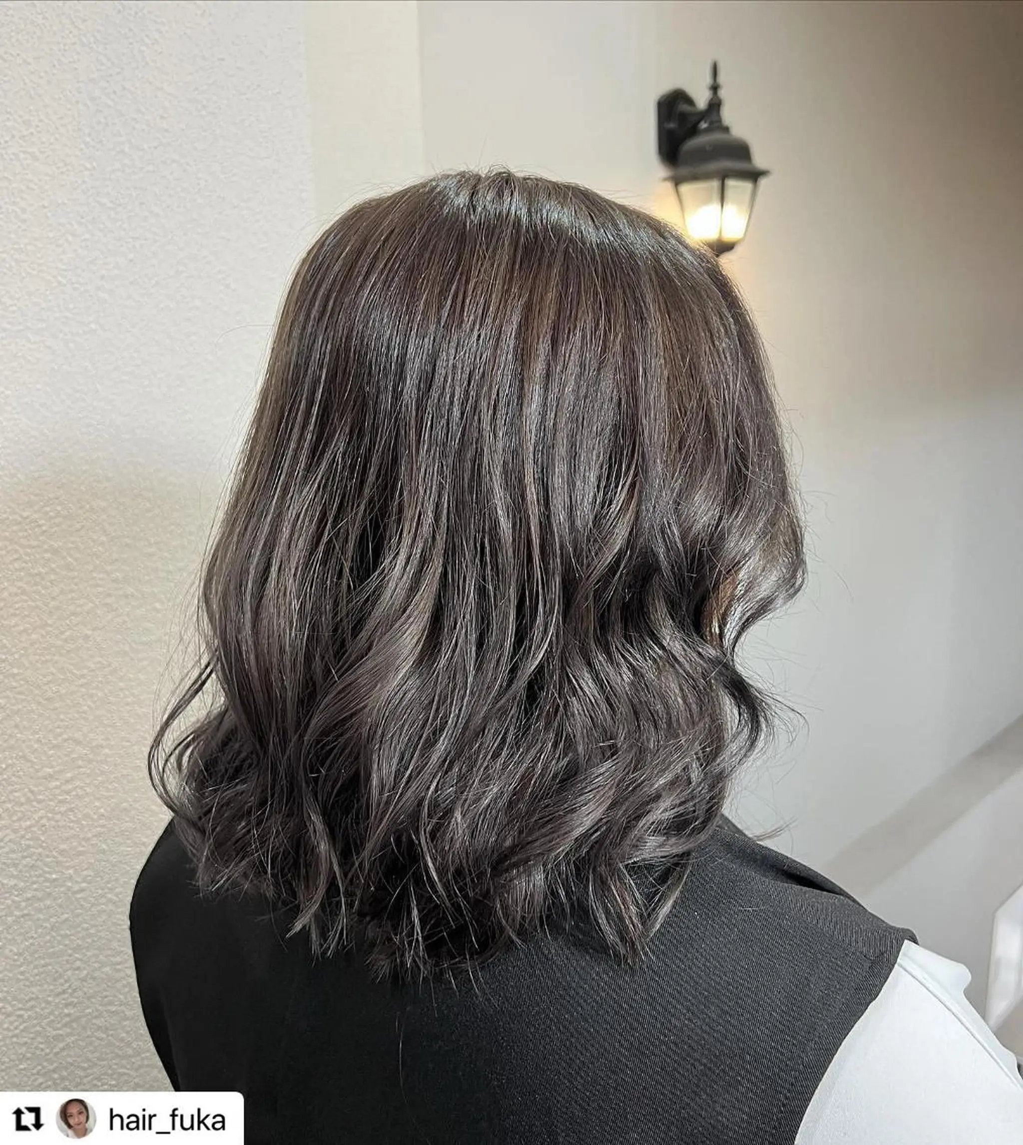 ミディアム カラー メンズ グレージュ 🩷Eny terrace🩷のヘアスタイル