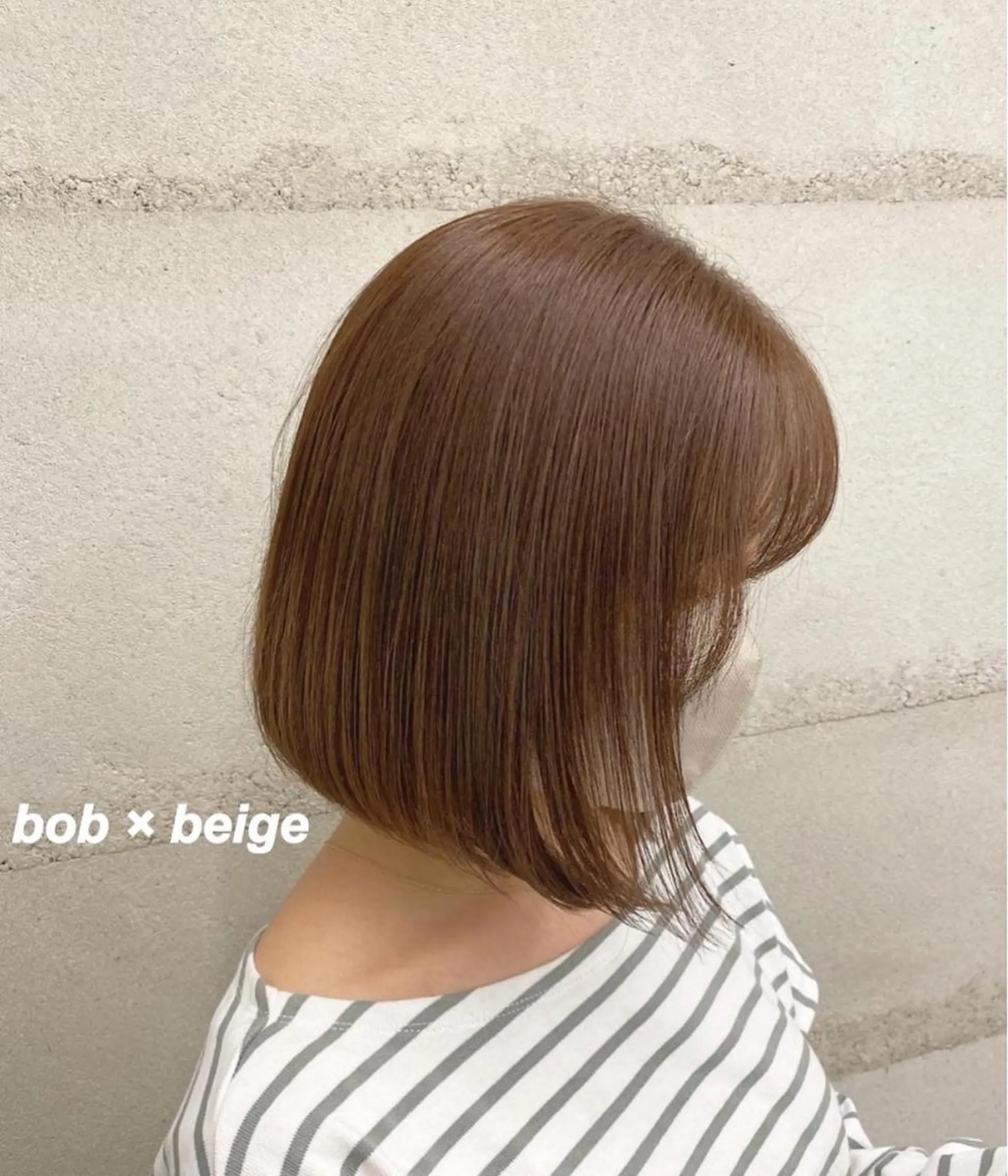 ショート ヘアカラー ナガイ アヤのヘアスタイル