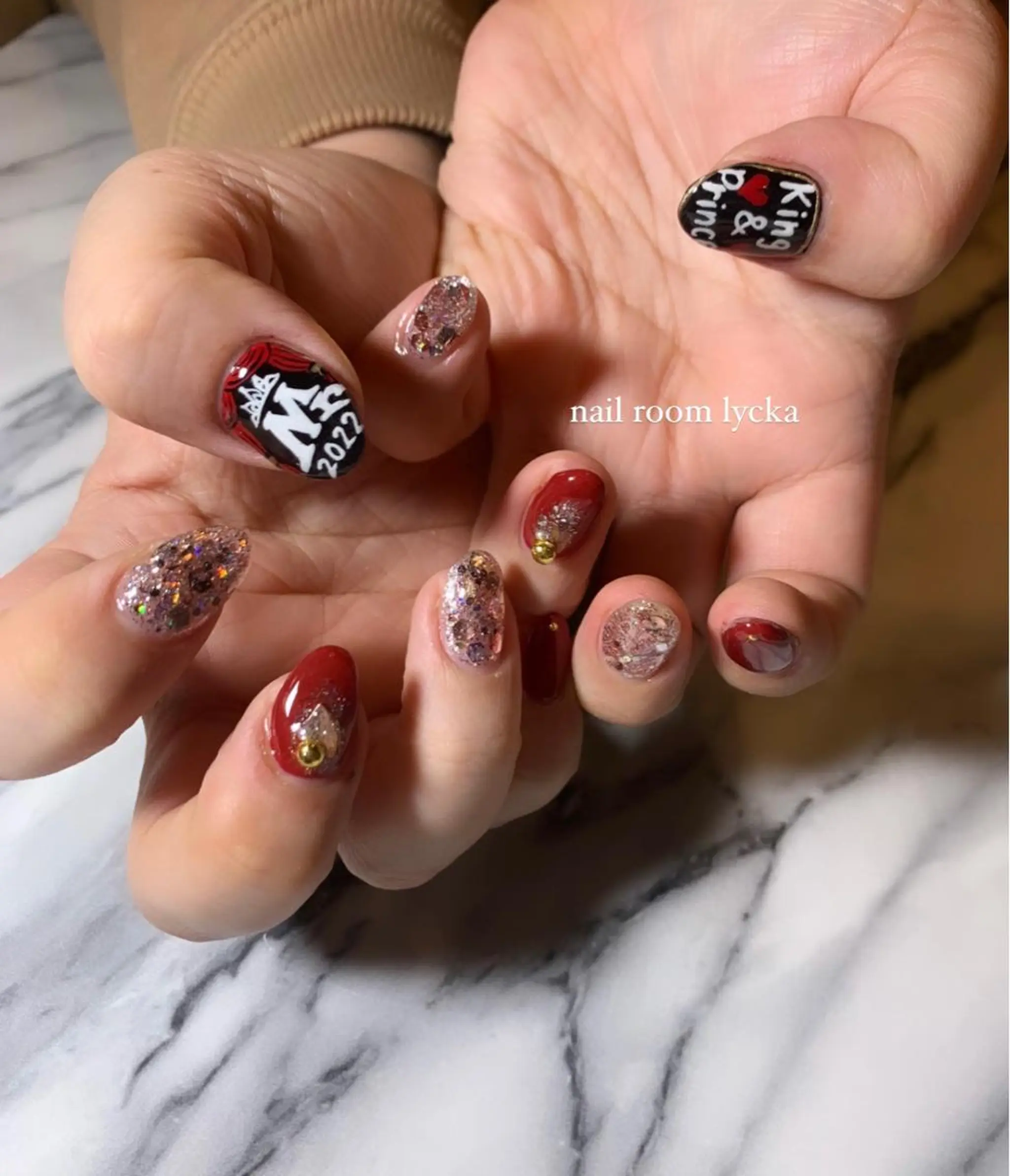 ネイル ﾈｲﾙﾙｰﾑﾘｯｶ 𝐦𝐚𝐲𝐮のネイルデザイン