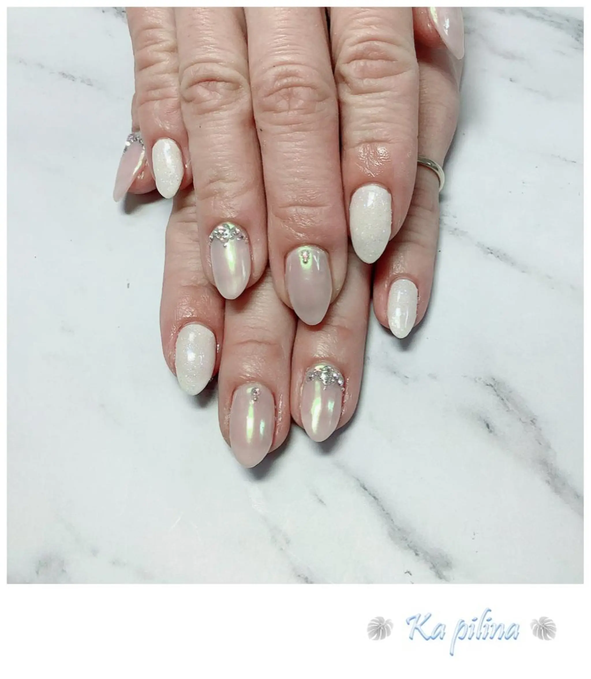 ネイル ミラーネイル オフィスネイル Nail salon Ka pilinaのネイルデザイン