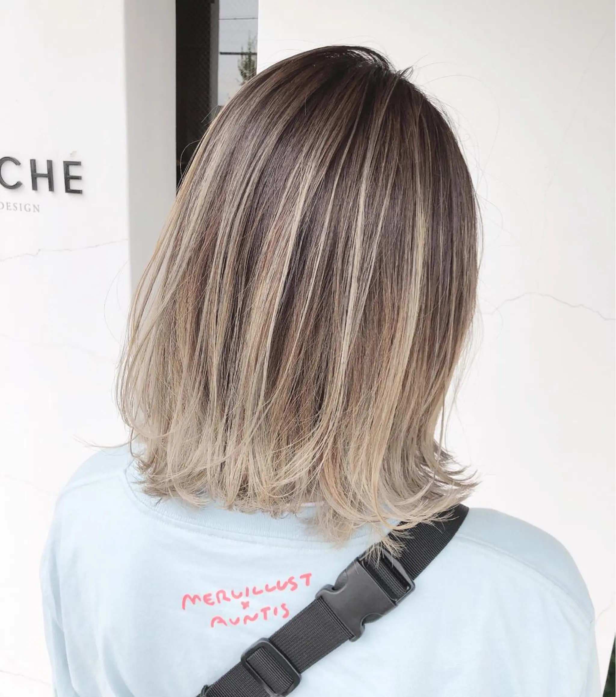 ミディアム カラー ヘアカラー 具志 正太のヘアスタイル