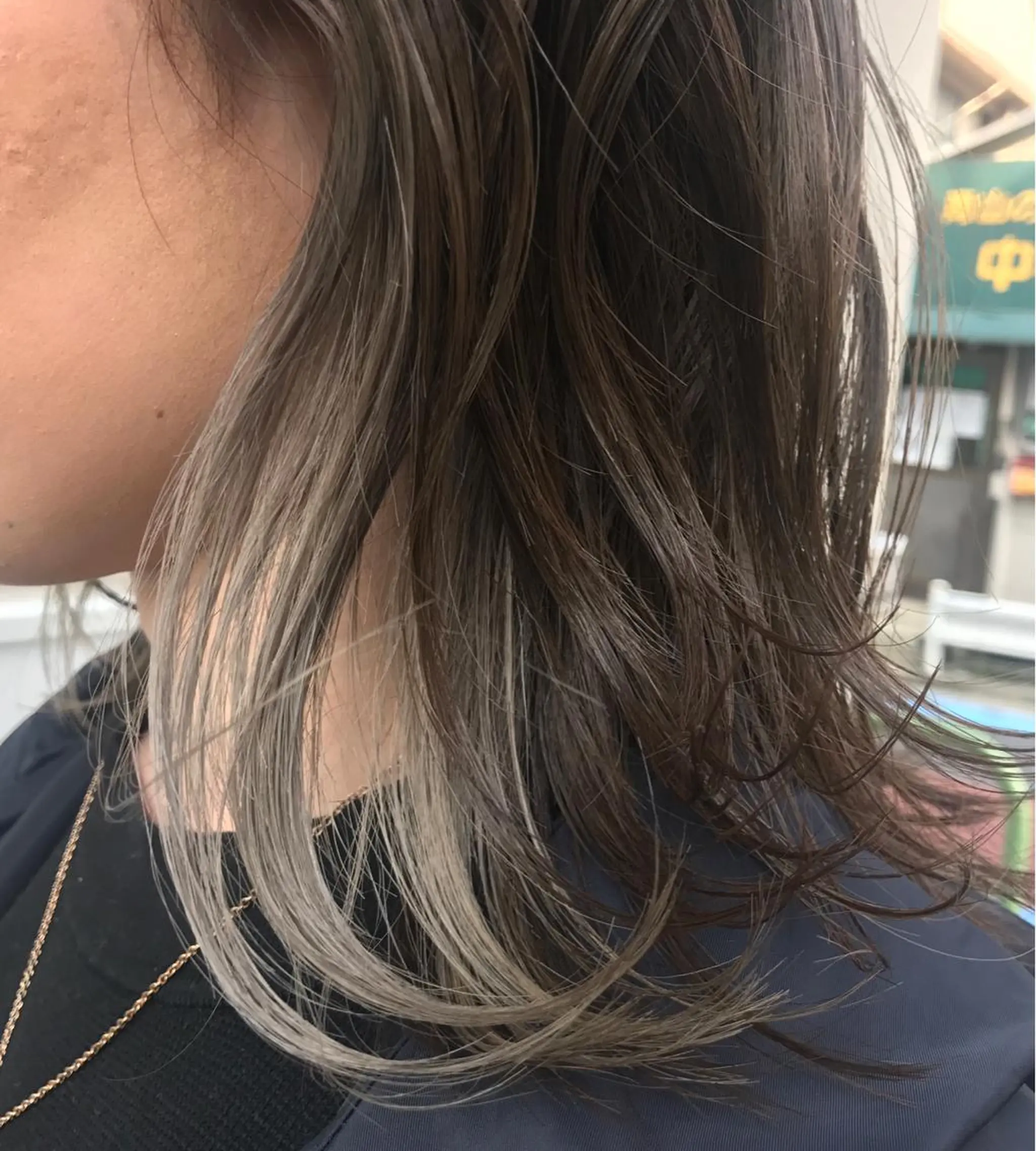 ミディアム カラー yah iroのヘアスタイル